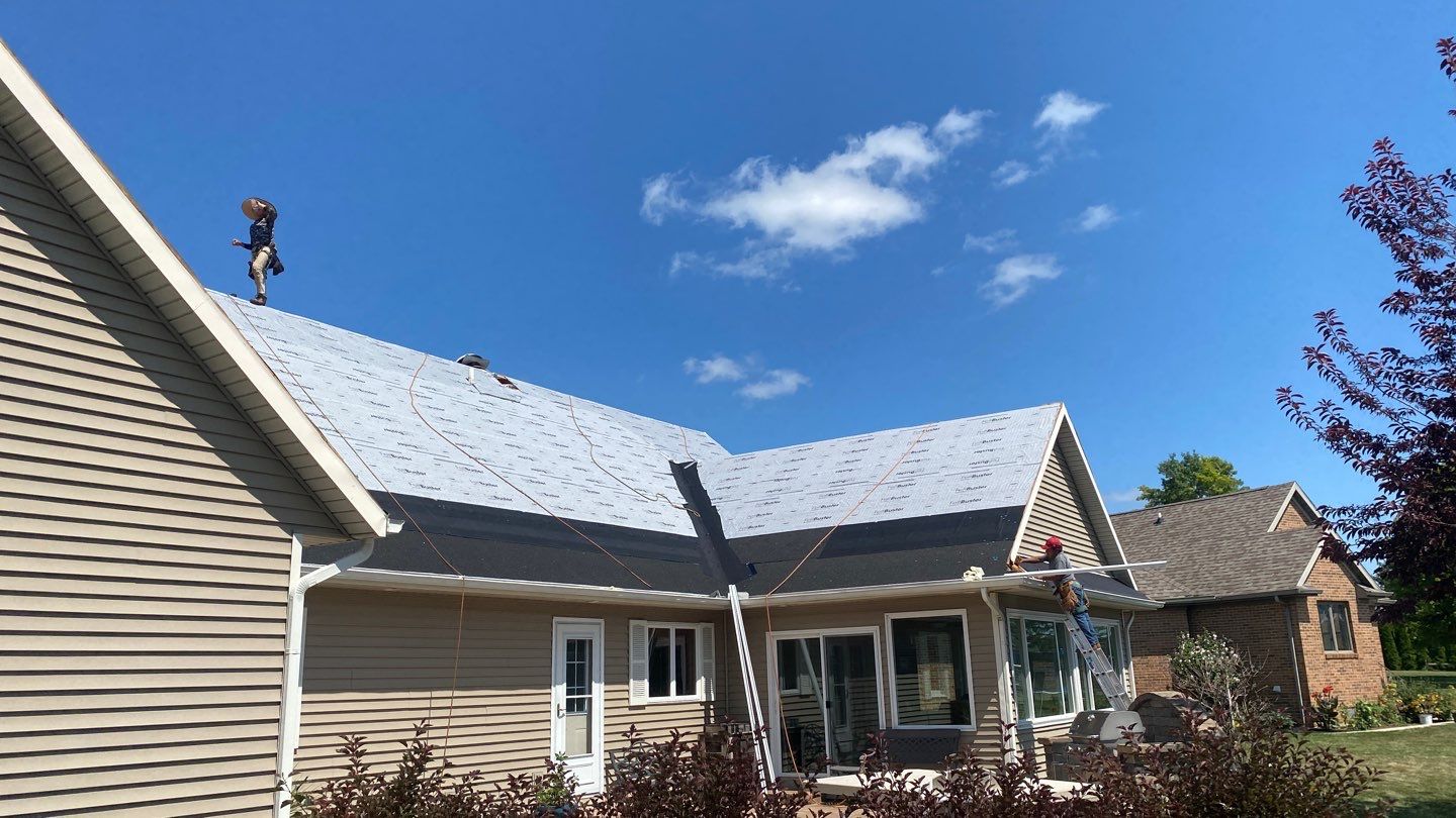 Residential Roofing Installation using GAF Timberline HDZ Weathered Wood by Nitro Roofing and Construction
