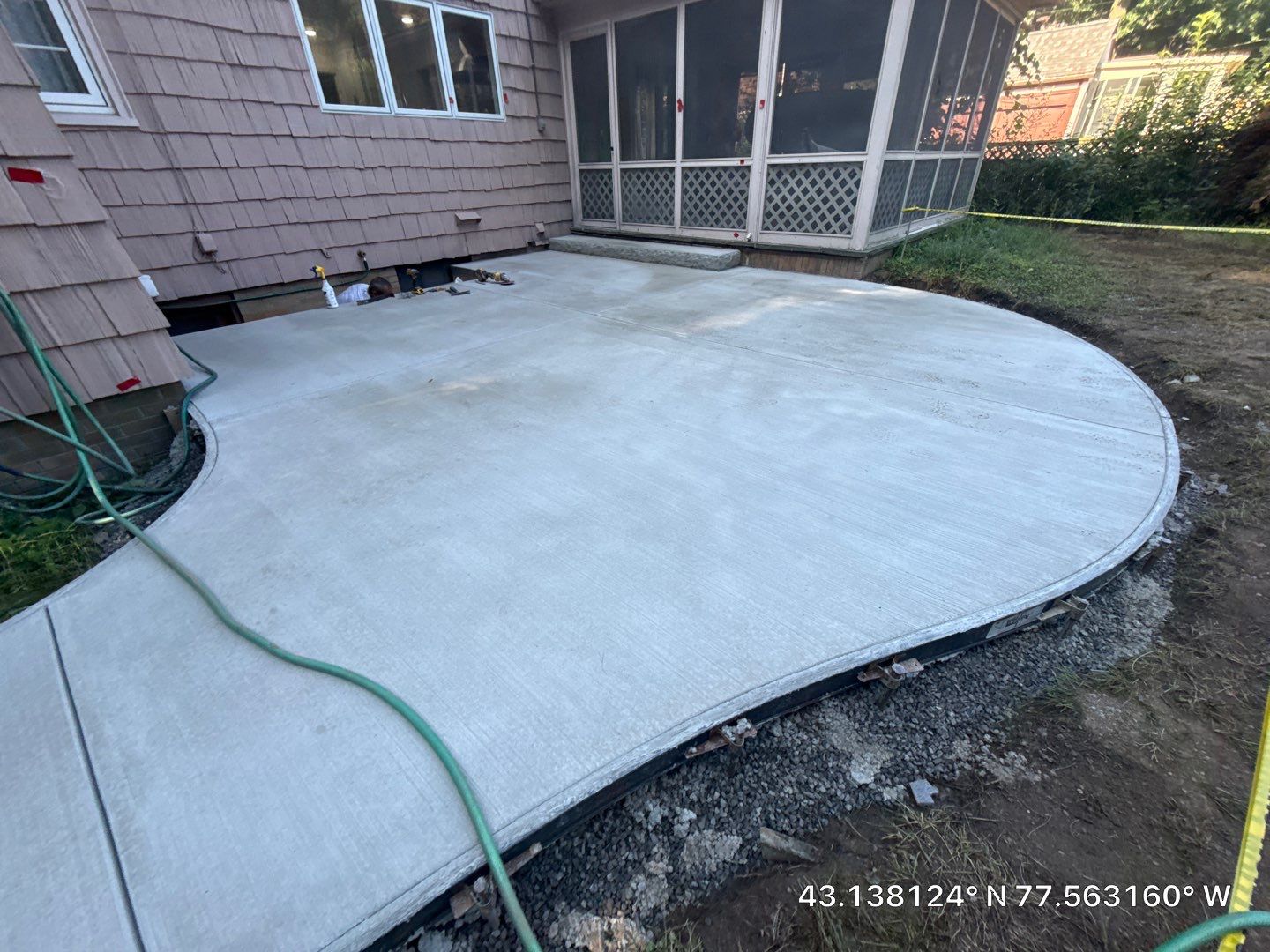 Rochester Broom Finished Patio by NG Masonry & Construction LLC