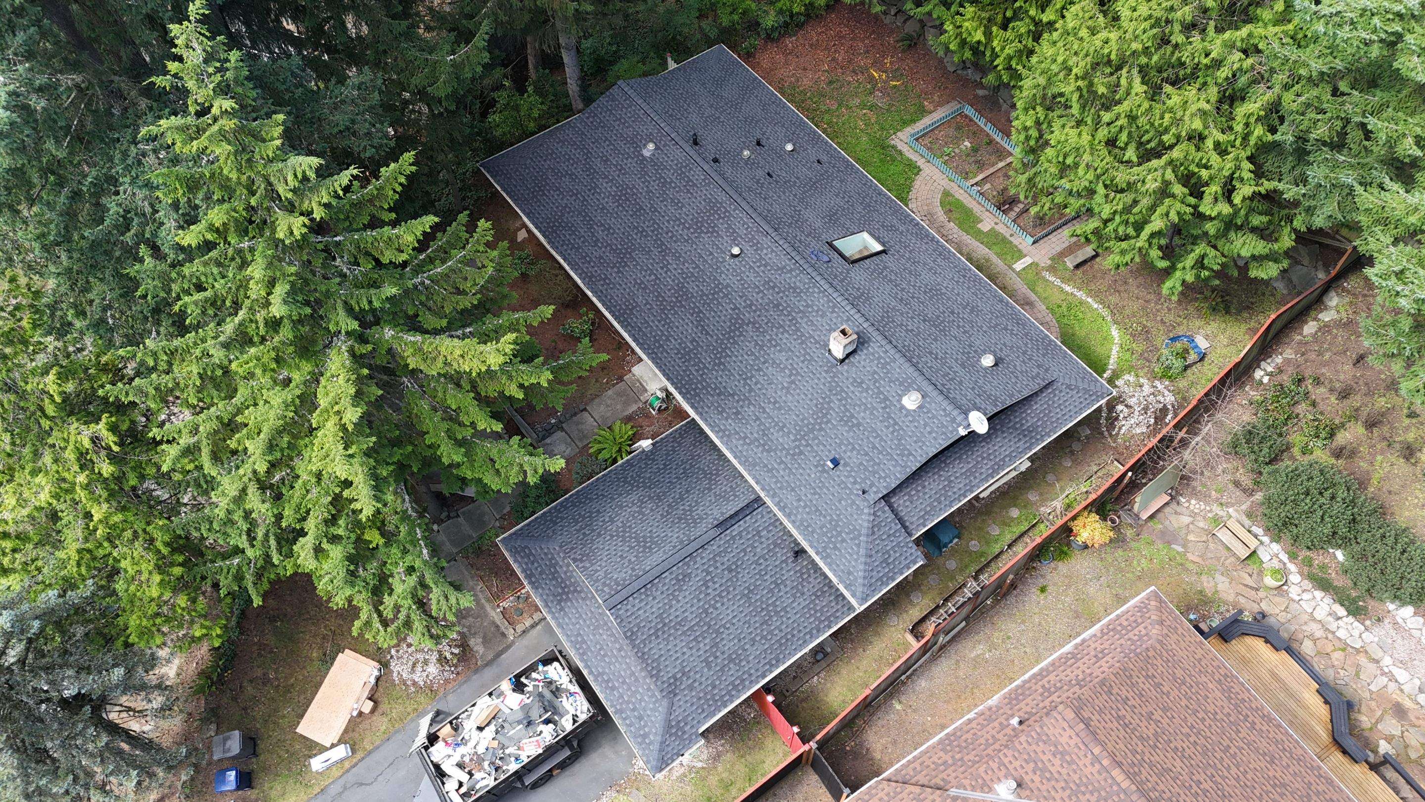 Residential Roofing Installation using GAF UHDZ Shingles by Roofing Formula LLC