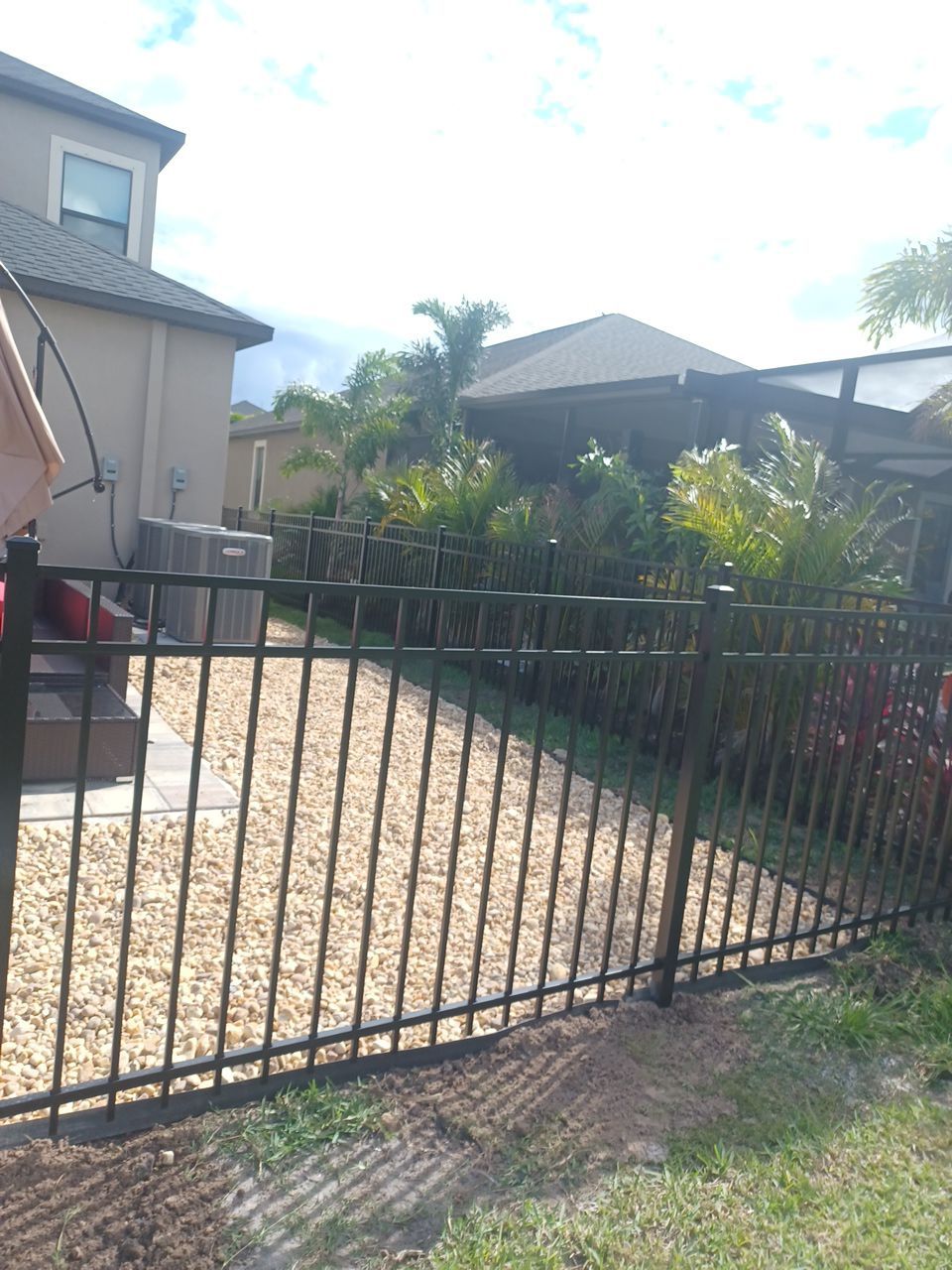Ruskin, FL 4ft. Tall 3-Rail Black Aluminum Fence by Asap fence and gates, LLC