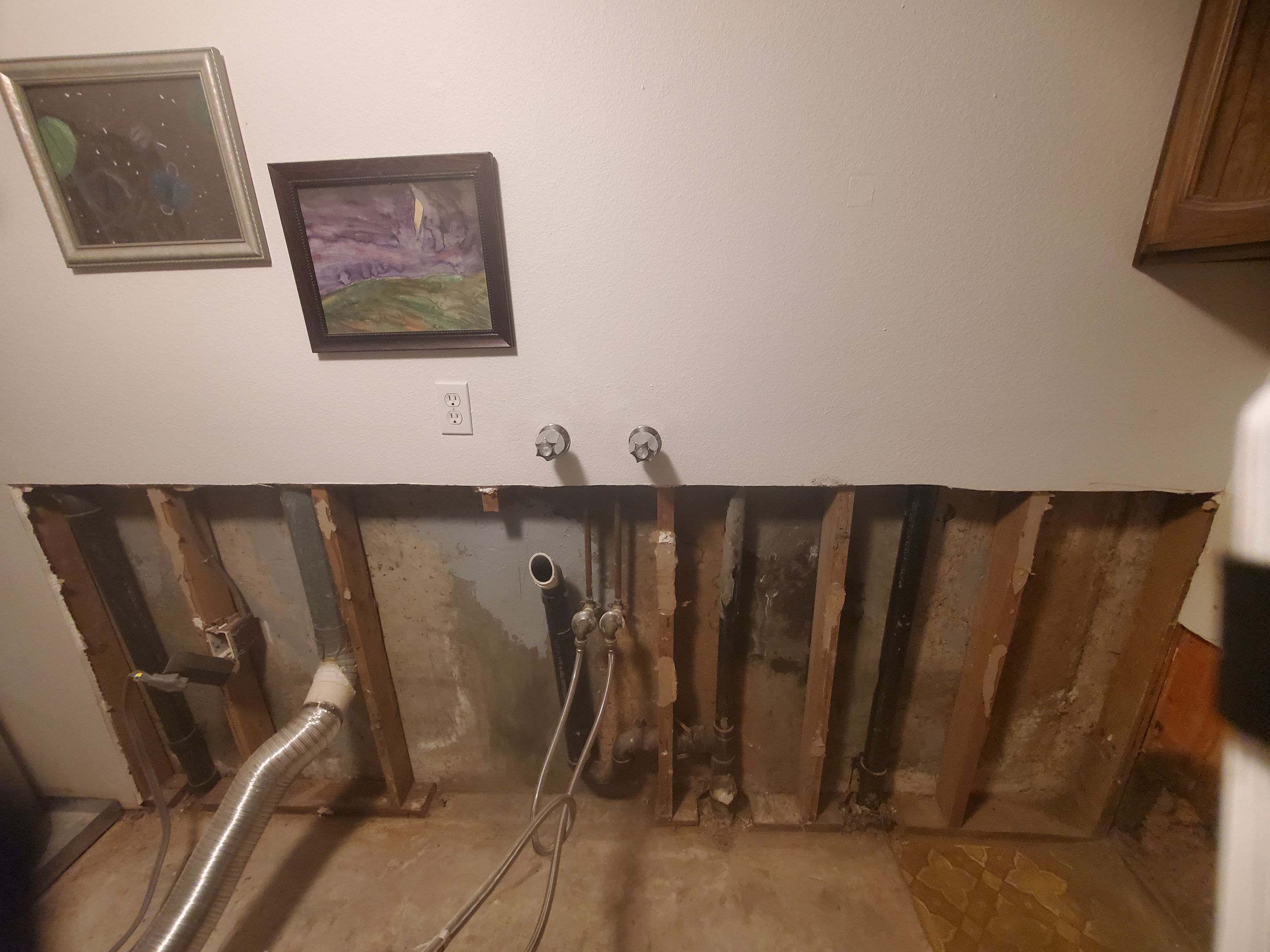 Water Damage using Air Movers by Construction Now LLC