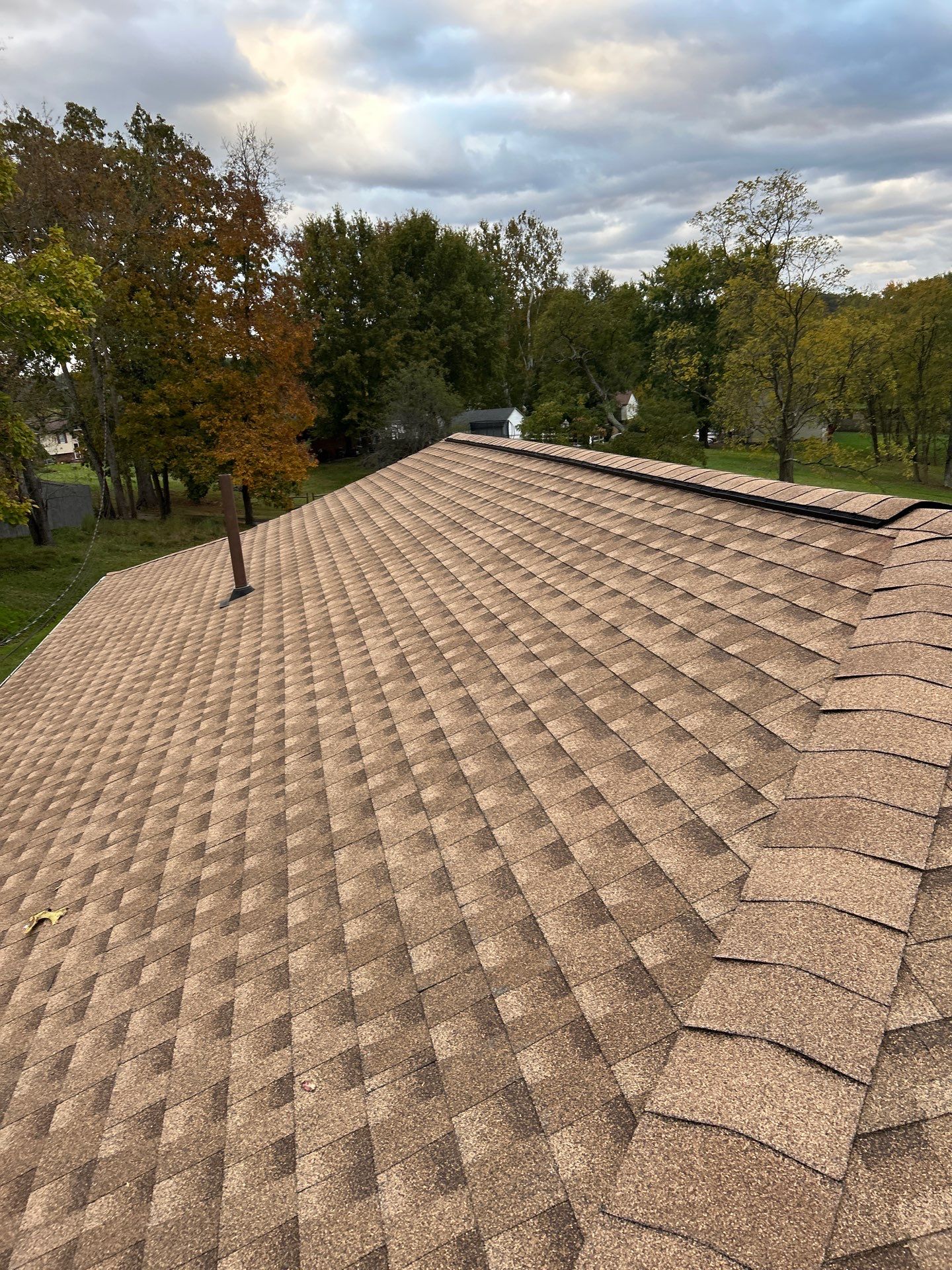 Residential Roofing Installation using GAF Timberline HDZ Shakewood by Rainstoppers Roofing