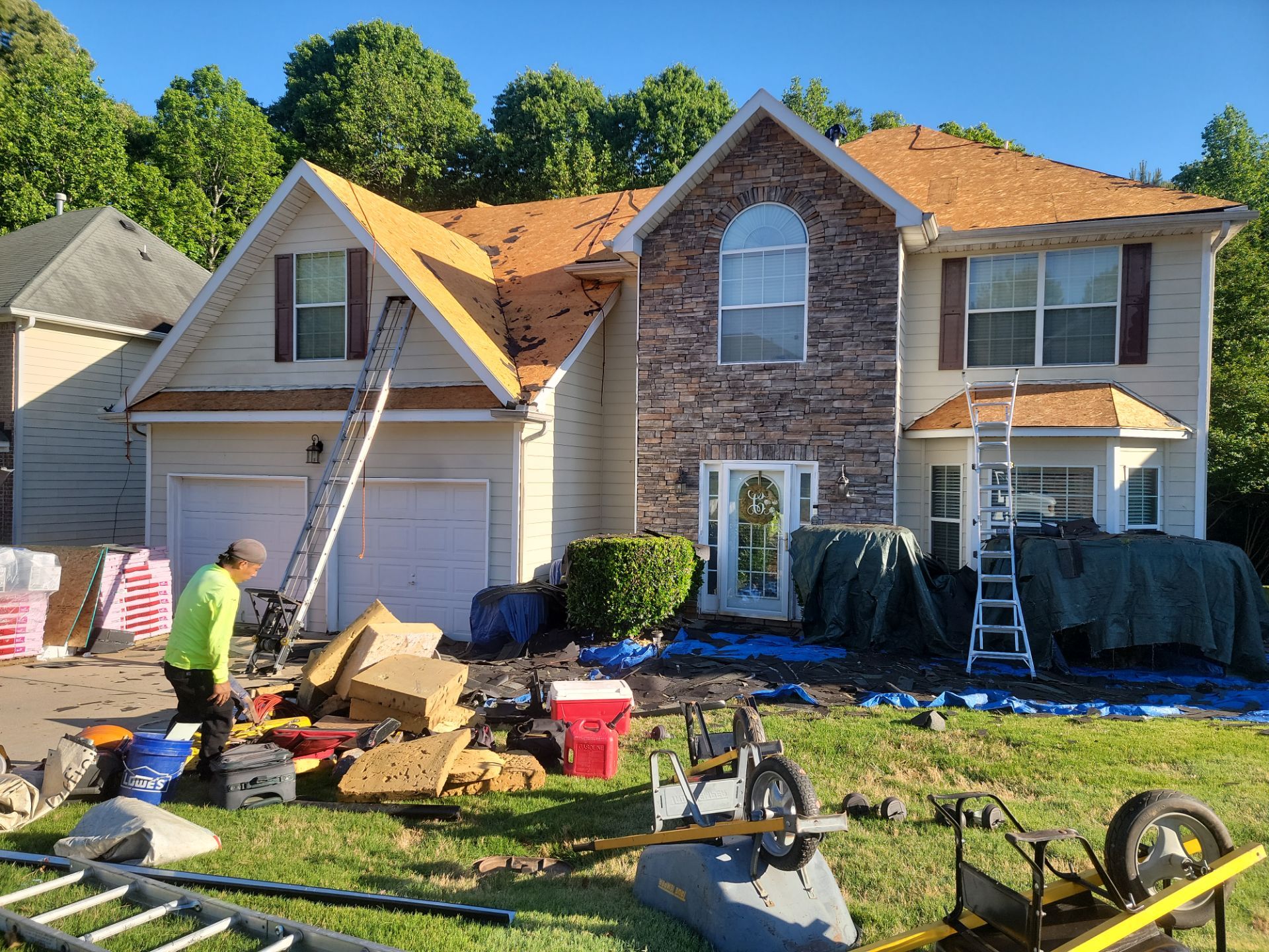 Residential Roof Replacement using Owens Corning by Inspector Roofing and Restoration