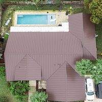 24ga 1" Nail-Strip Mansard Brown by Total Roofing System The Metal Roof Experts