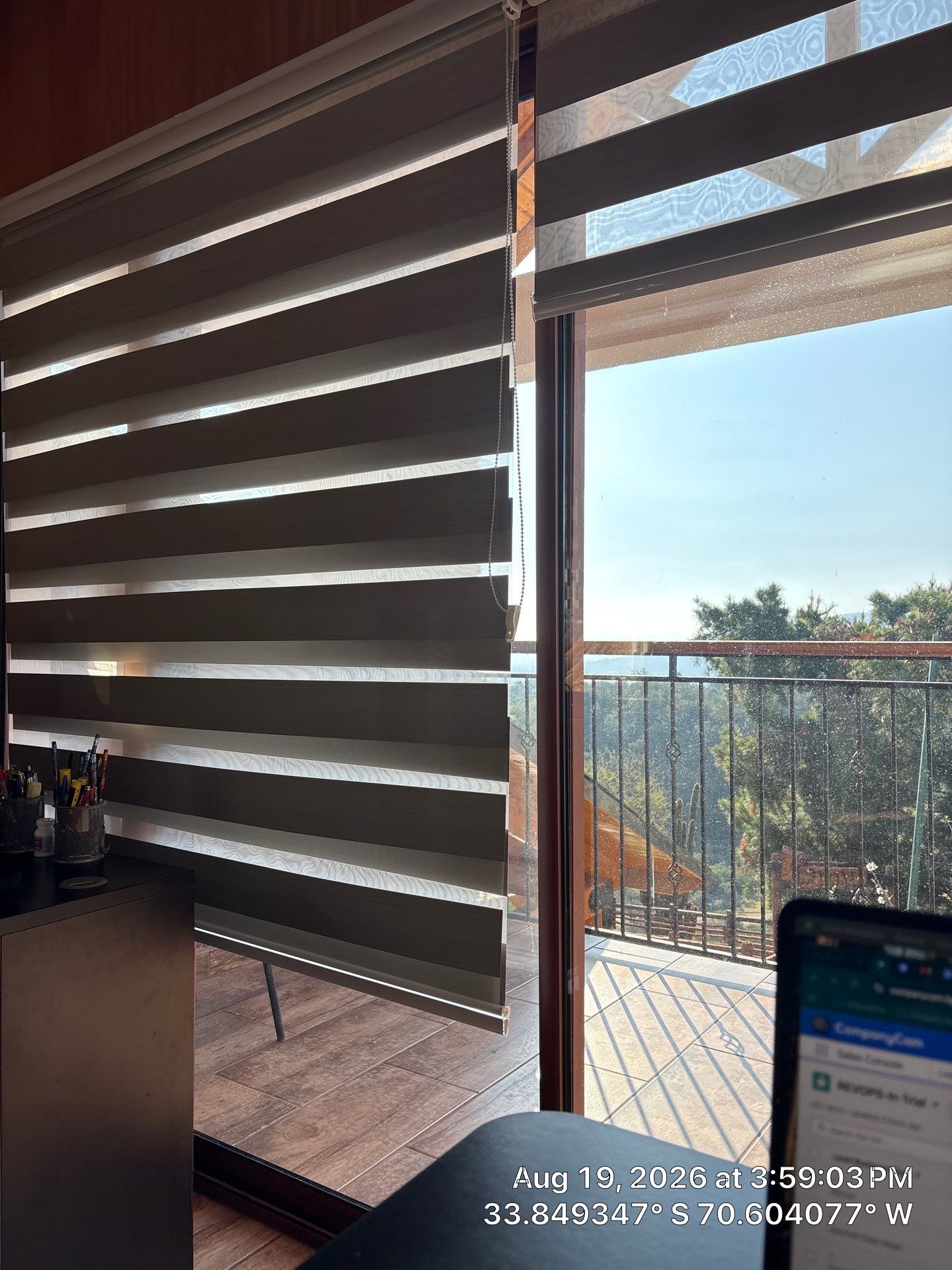 Custom Zebra Blind and Mini-Split AC Installation in Paine by CompanyCam Sales Demo