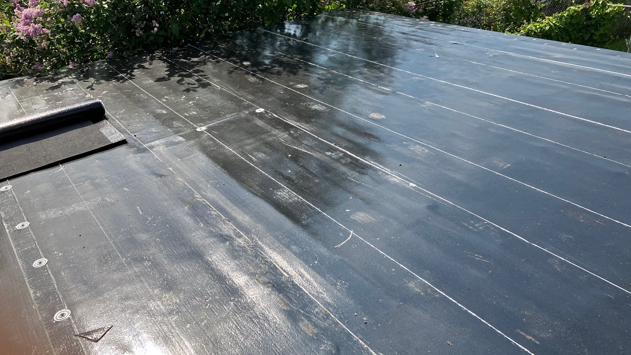 Residential ReRoofing Installation using IKO 2ply sbs by Top Notch Roofing Inc