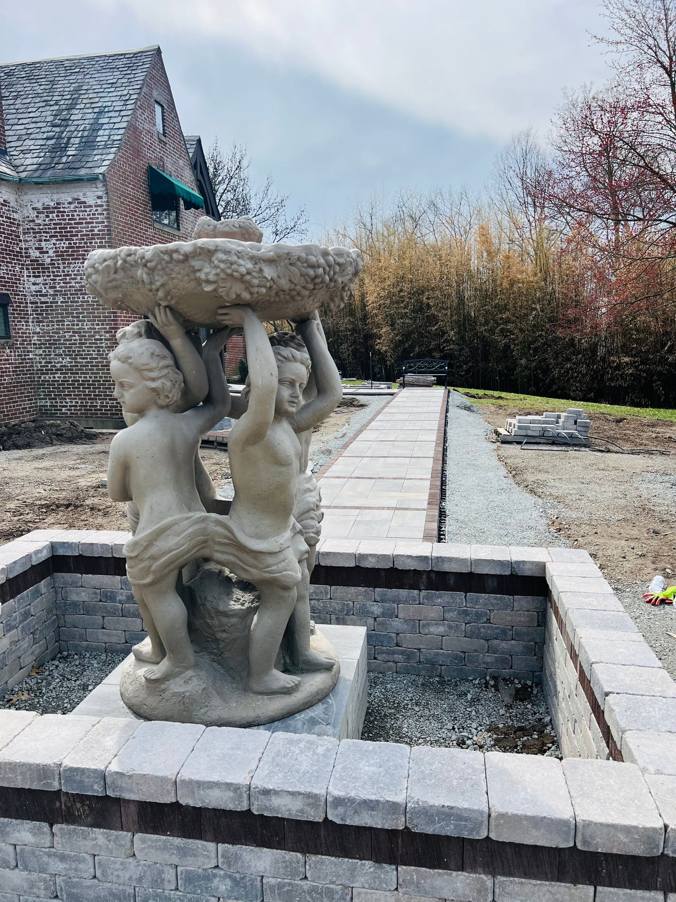 Hardscape Design & Install using Unilock Products by Reisenberg’s Lawn & Landscape, LLC