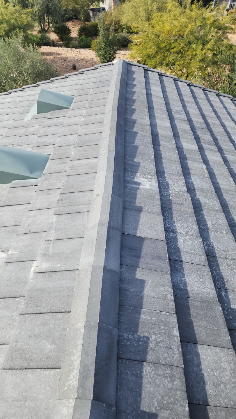 Onyx Concrete Tile by Reimagine Roofing
