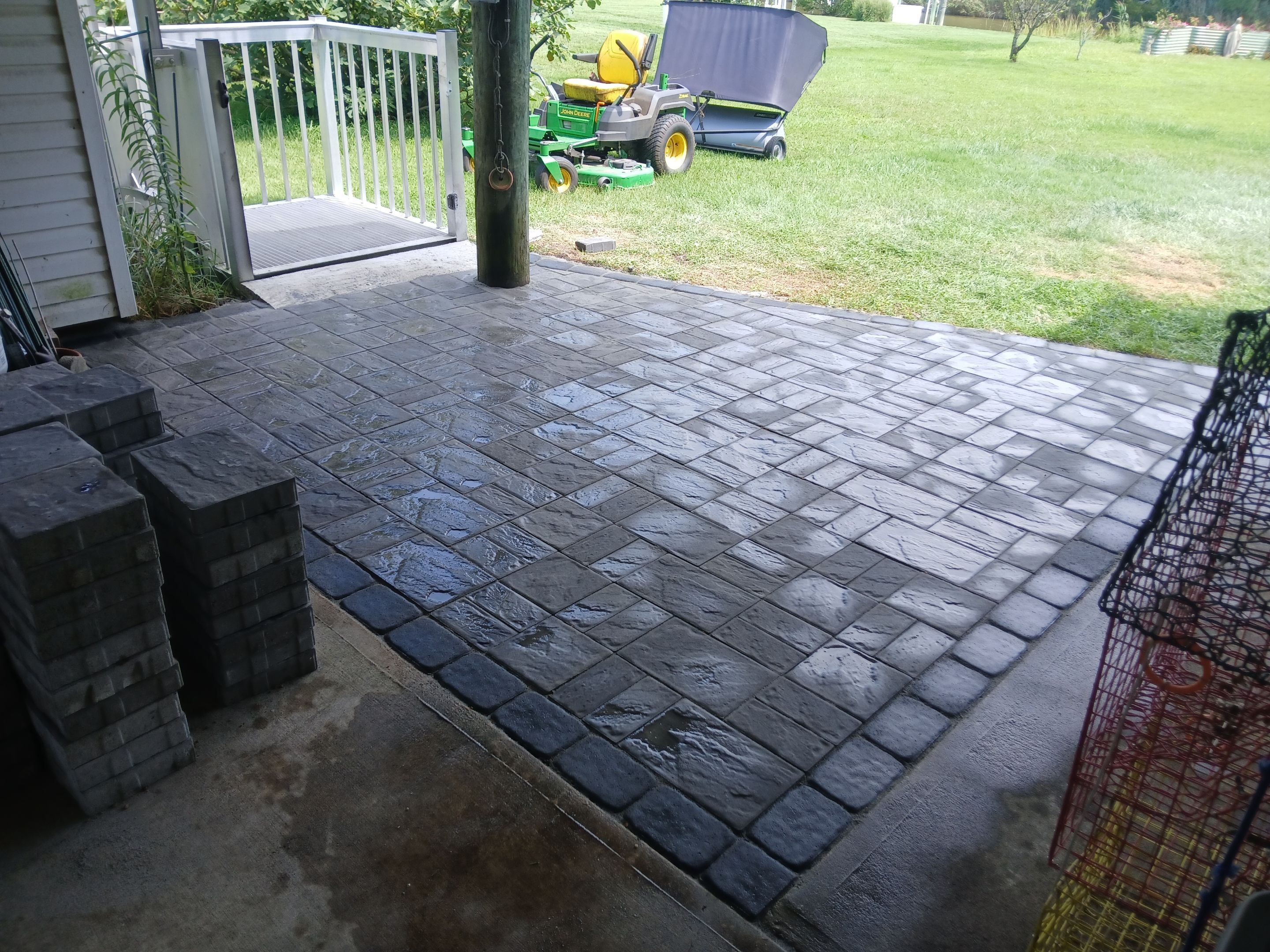 Patio Upgrade in Bishopville by Gc Makeovers