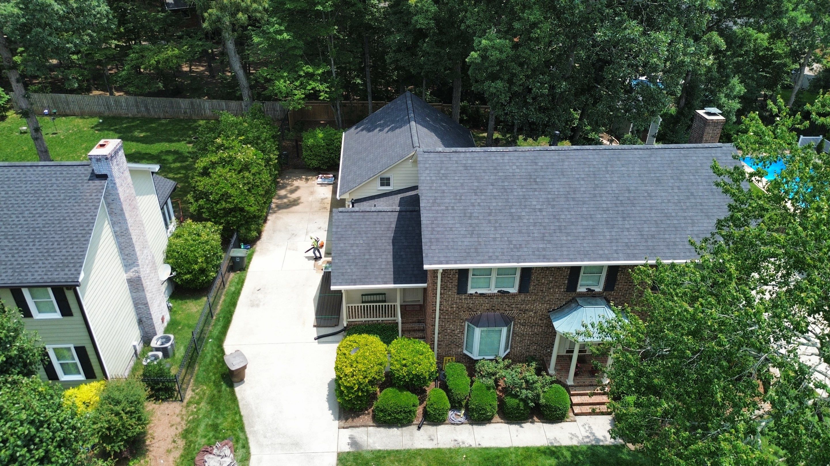 roofing project in Greensboro  by Skywalker Roofing LLC