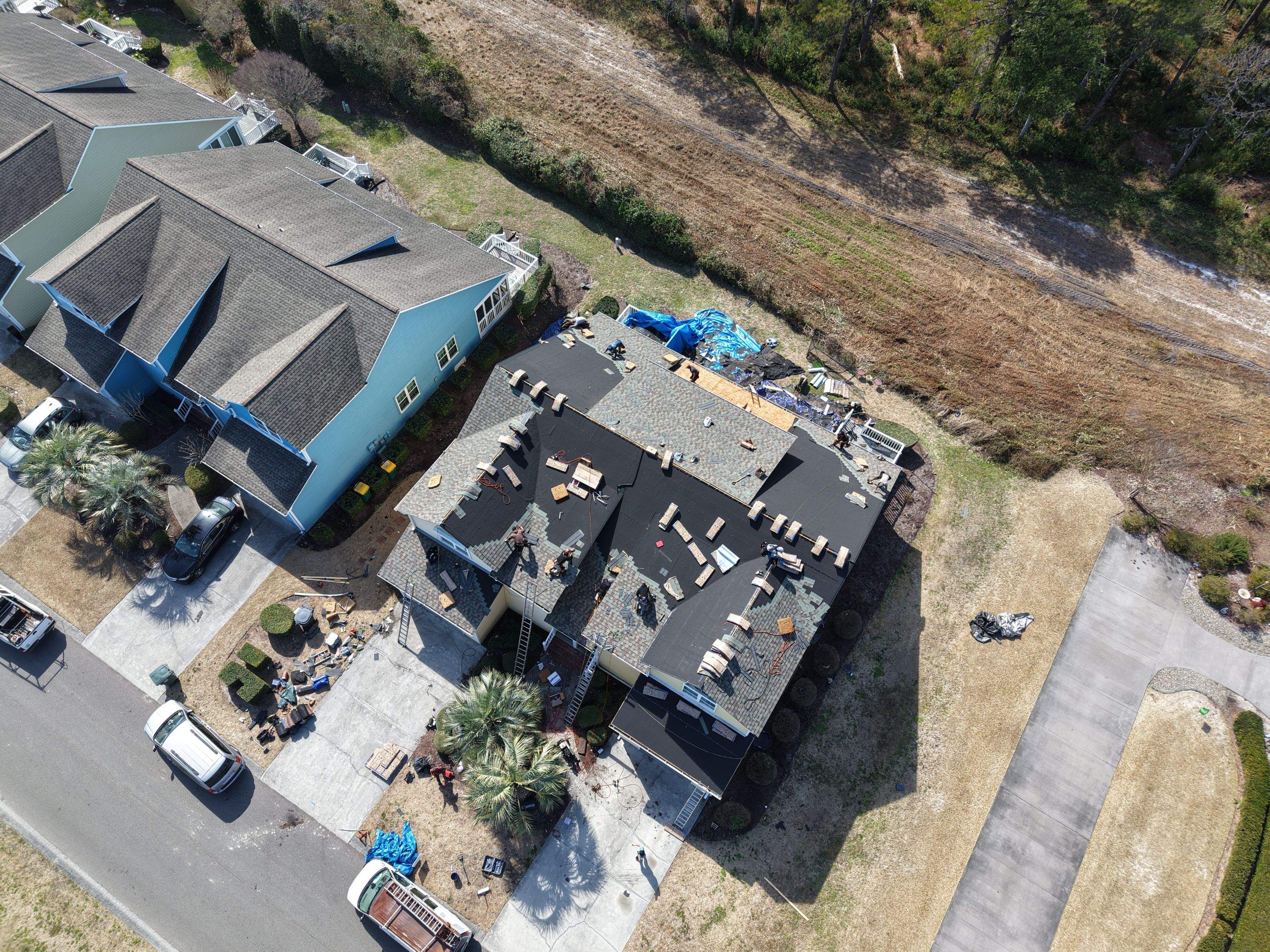 Weathered Wood Roof Replacement in Kure Beach, NC by RGR Construction and Roofing, LLC