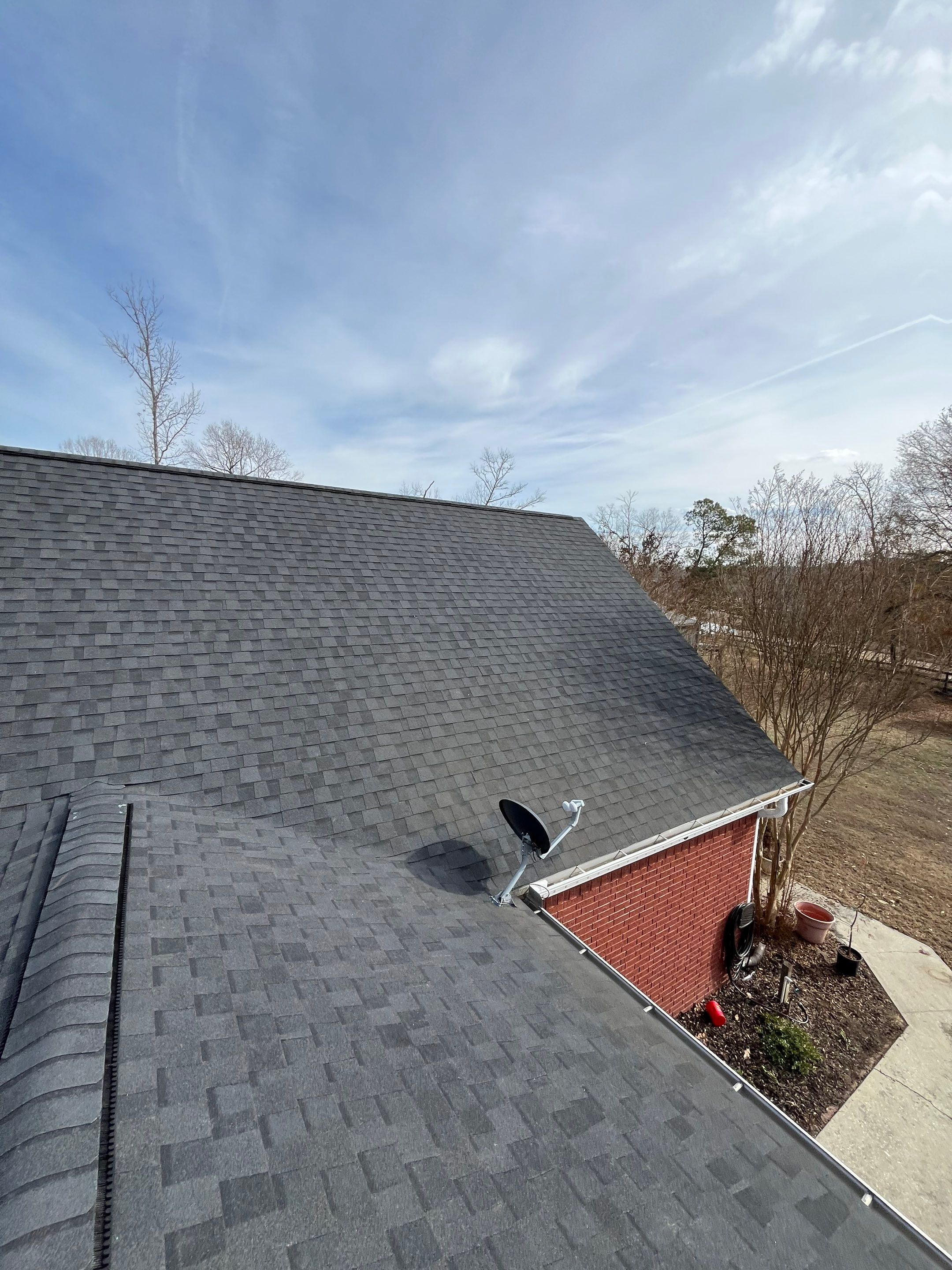 Residential Roofing Repair using CertainTeed XT25: Moire Black by Hostetler Roofing