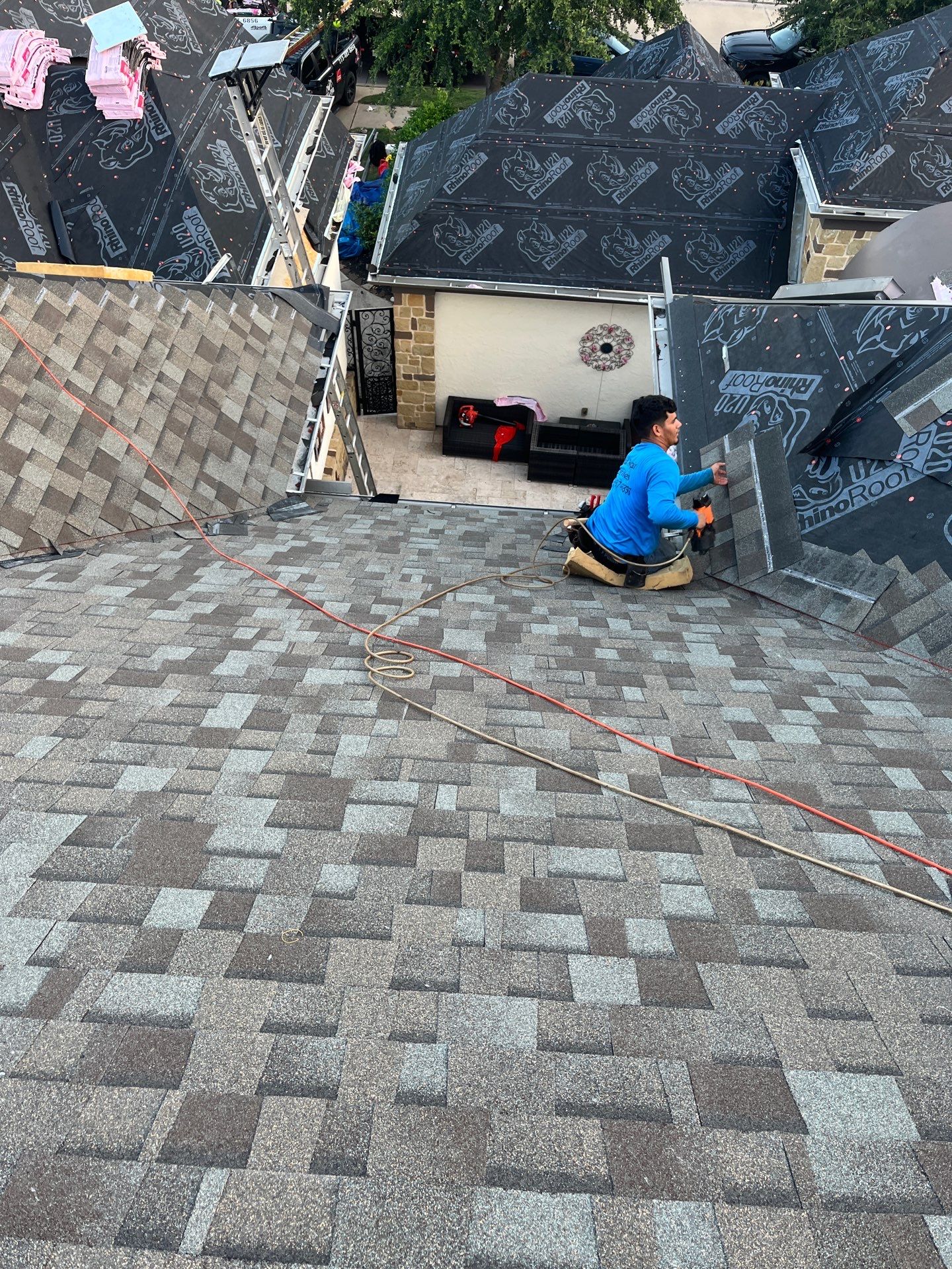 Residential Roofing Repair using Owen's Corning Duration (Lifetime) Shingles by Roof Repair Company