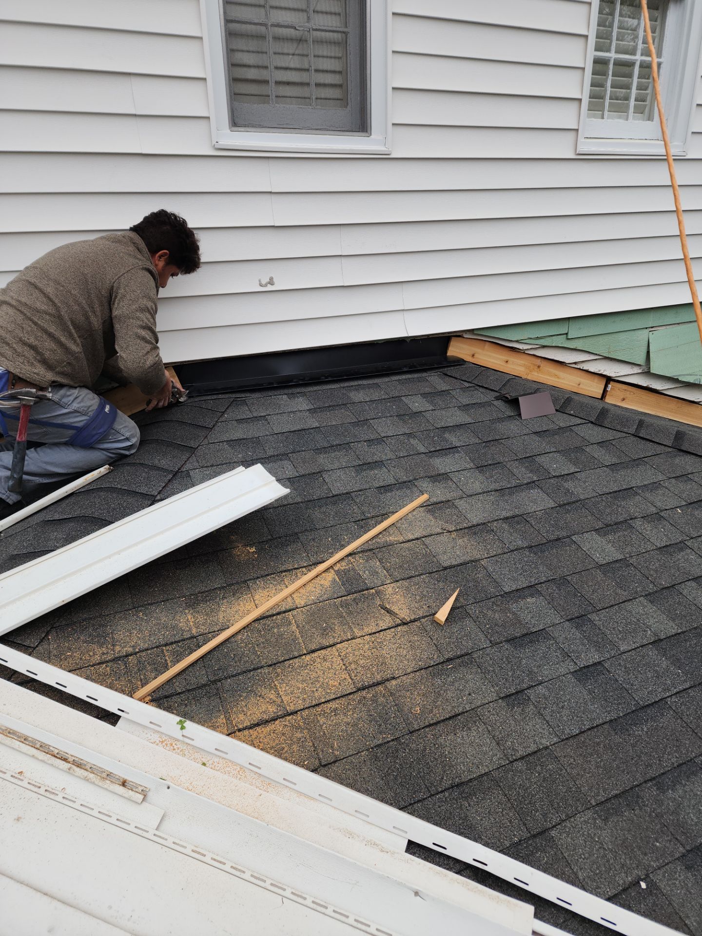 Residential Roofing Repair using Owens Corning Oakridge- Driftwood by Indigo State Roofing