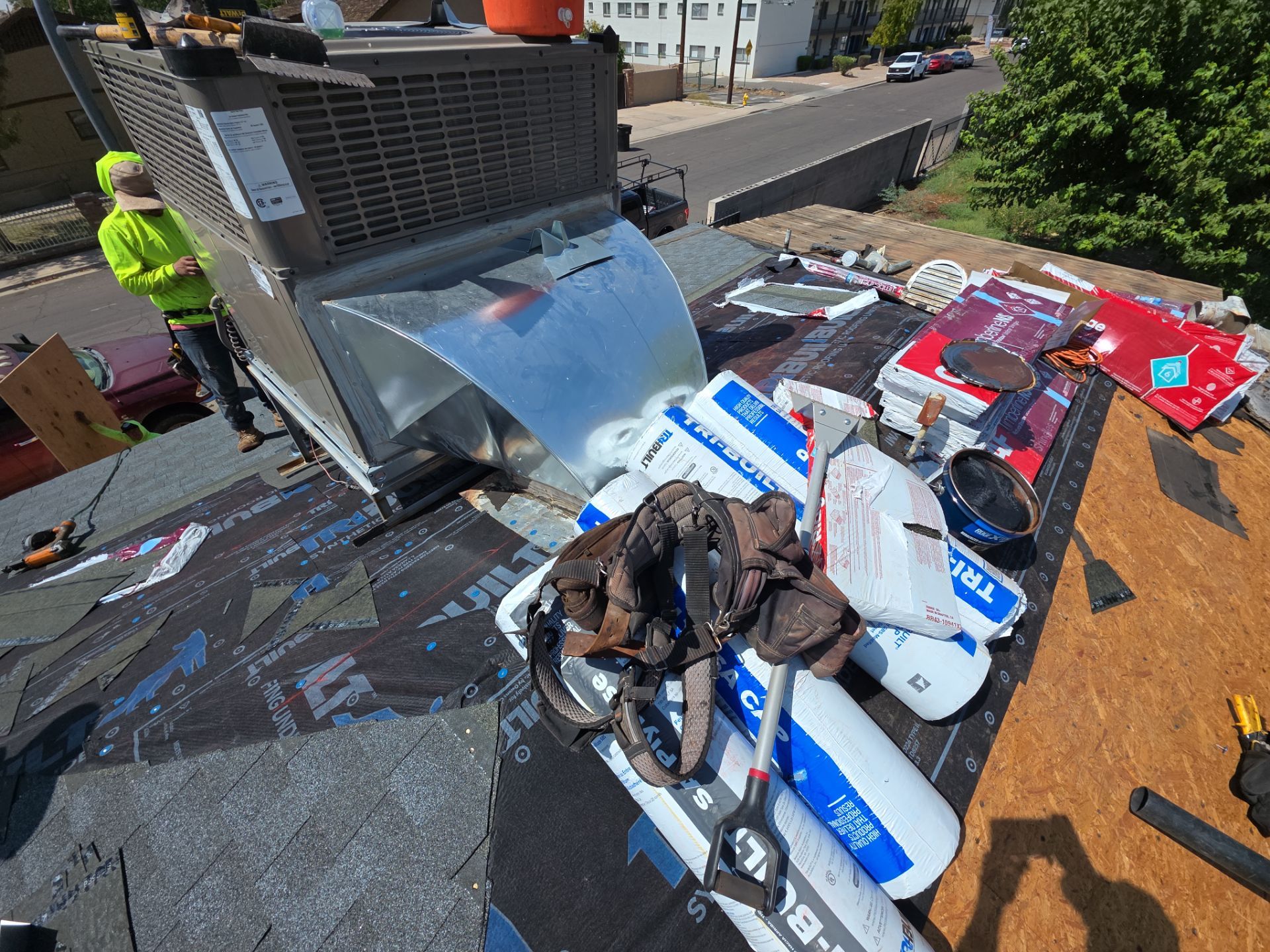 Residential Roof Install using GAF by Weather-Tite Roofing