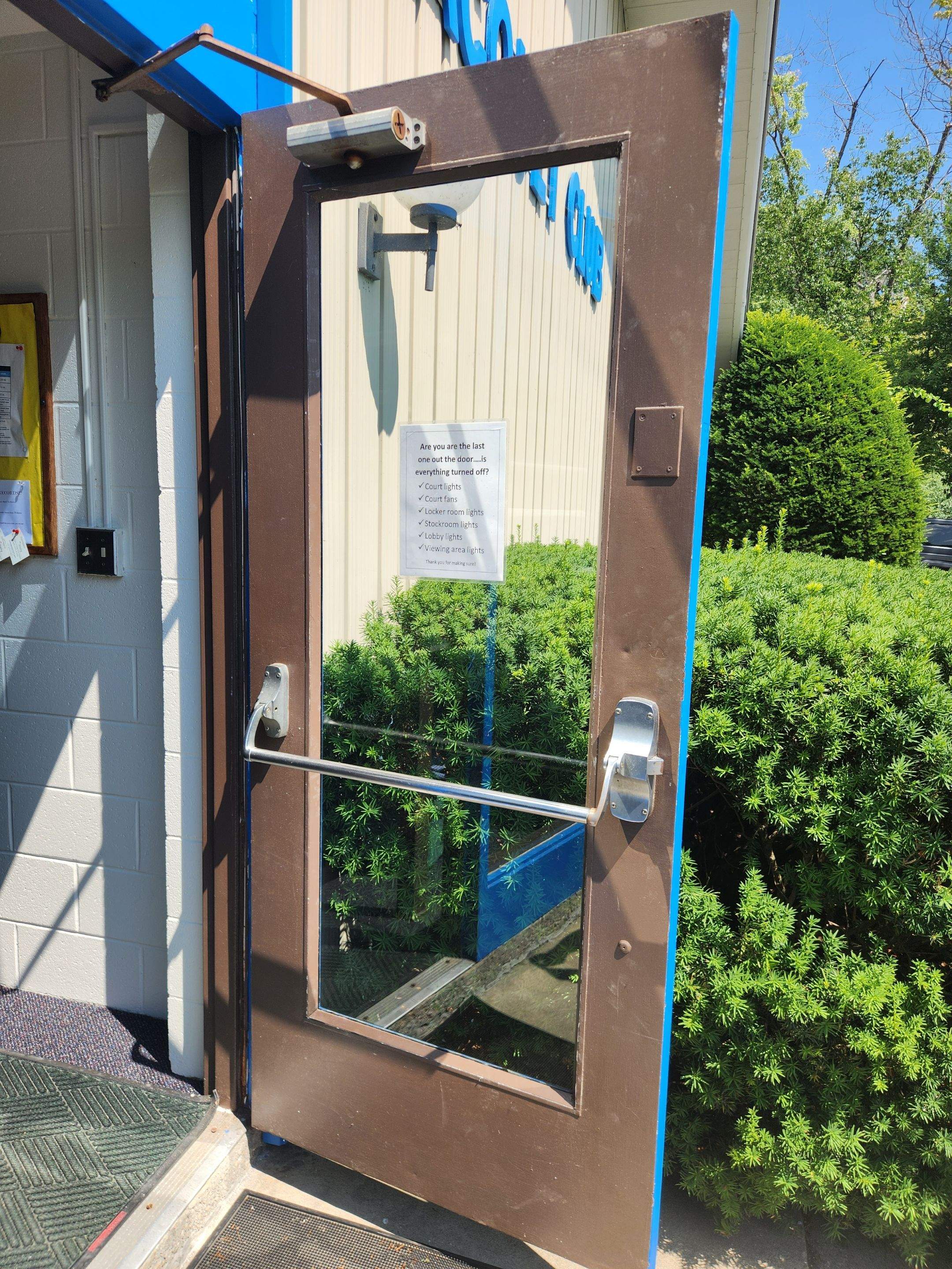 Glass Replacement in Commercial Door by Cheshire Glass Company