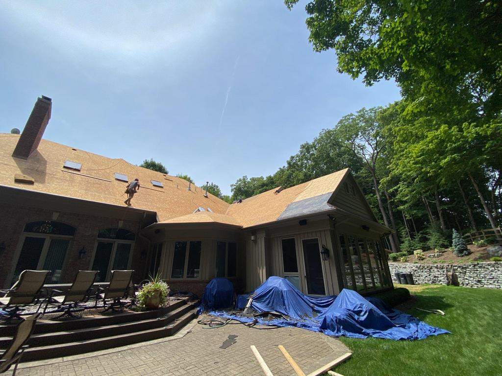 Residential Roofing Installation using GAF Timberline HDZ Barkwood by Nitro Roofing and Construction