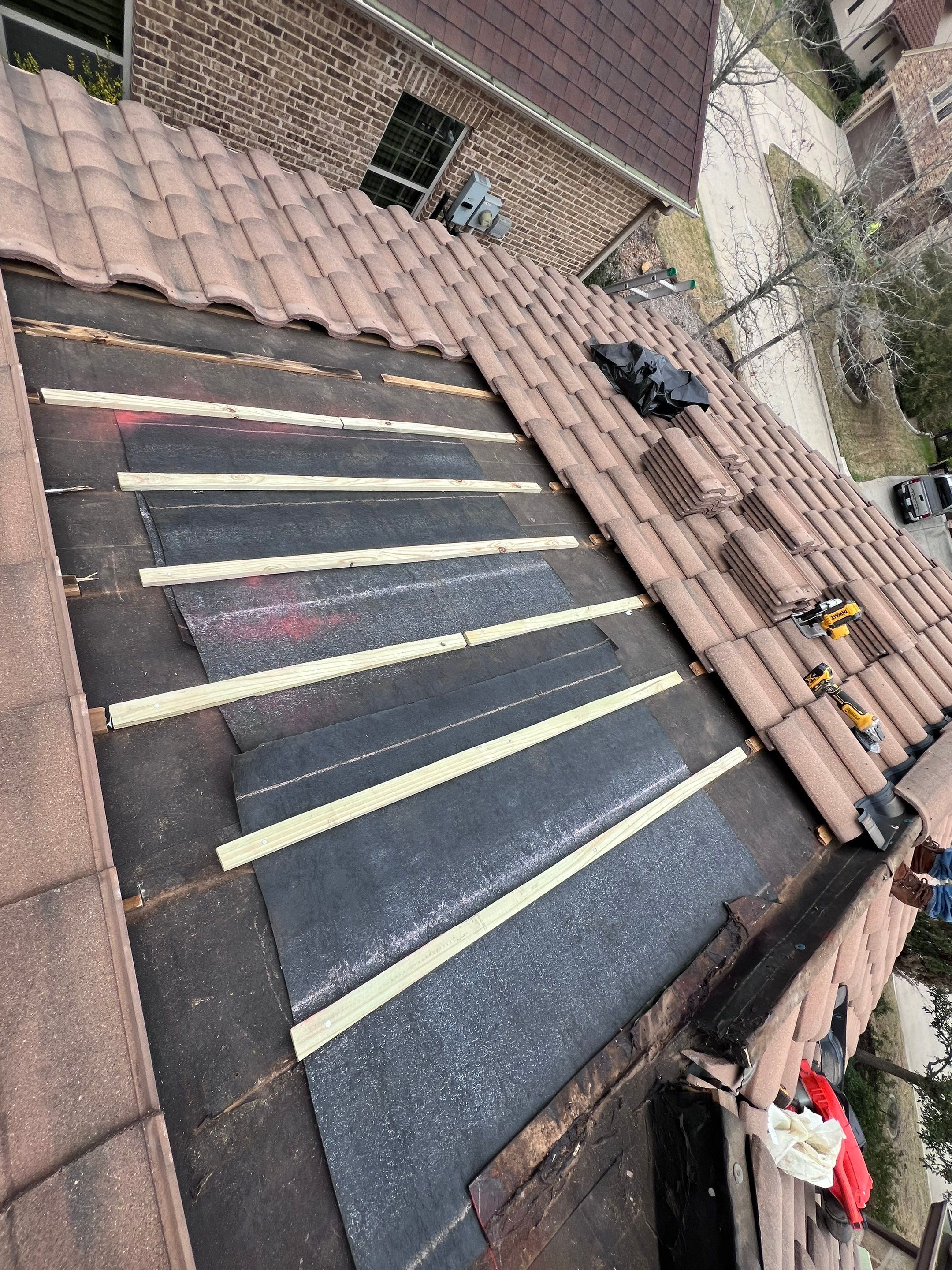 Tile Roof Repair by Roof Repair Company