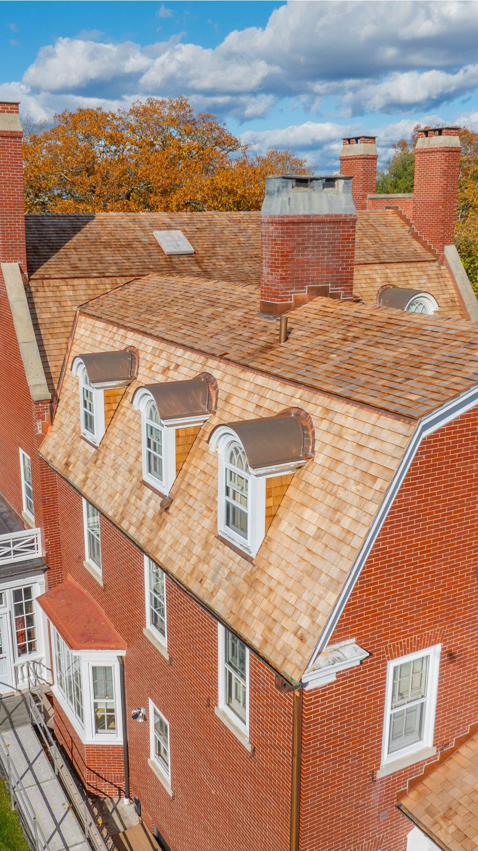 Professional Planning Group Westerly,RI Cedar Shake & Copper Roof Replacement by Rinaldi Brothers