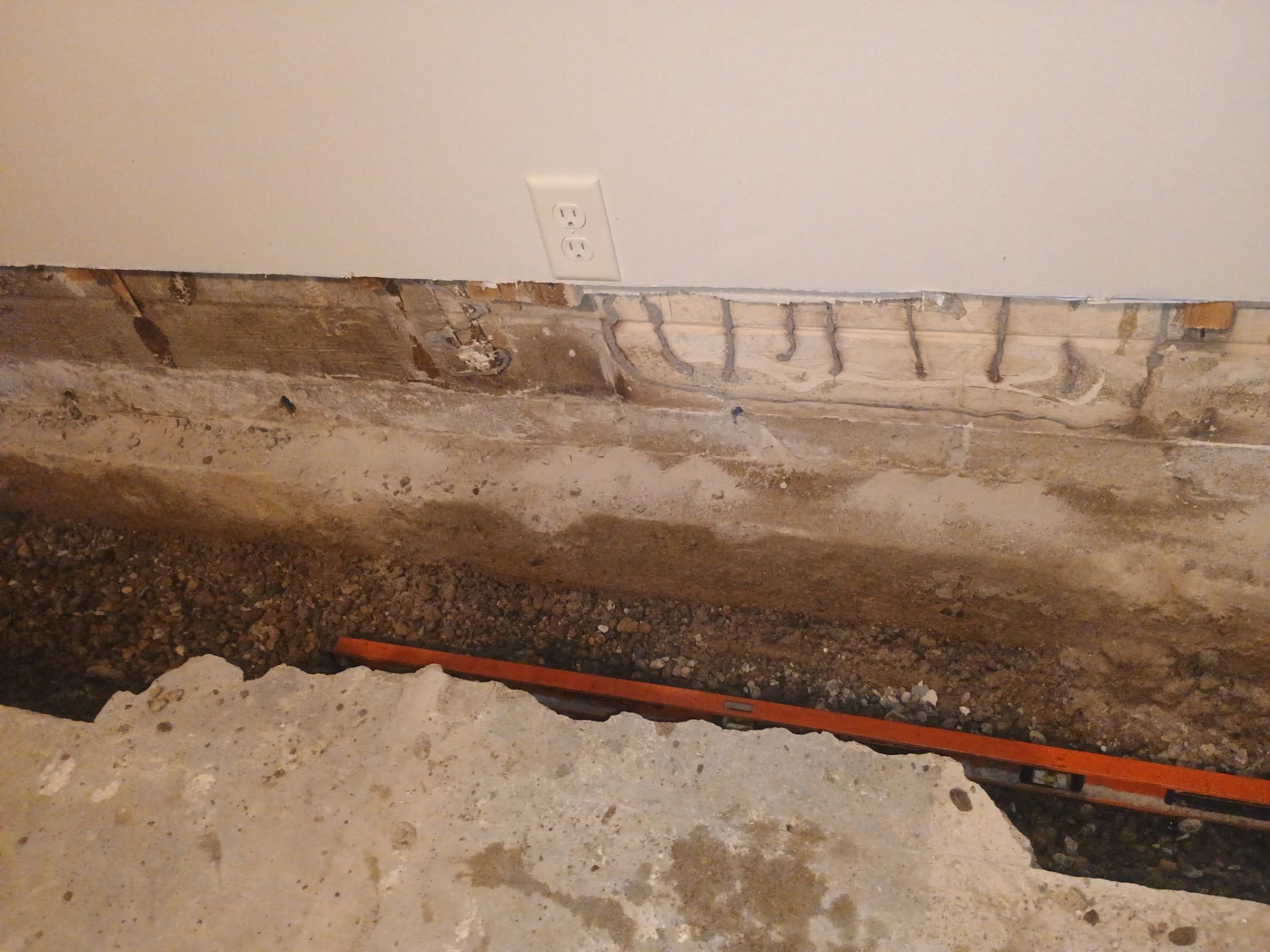 Drain tile for Kael in New Brighton by Waterproofing Northeast