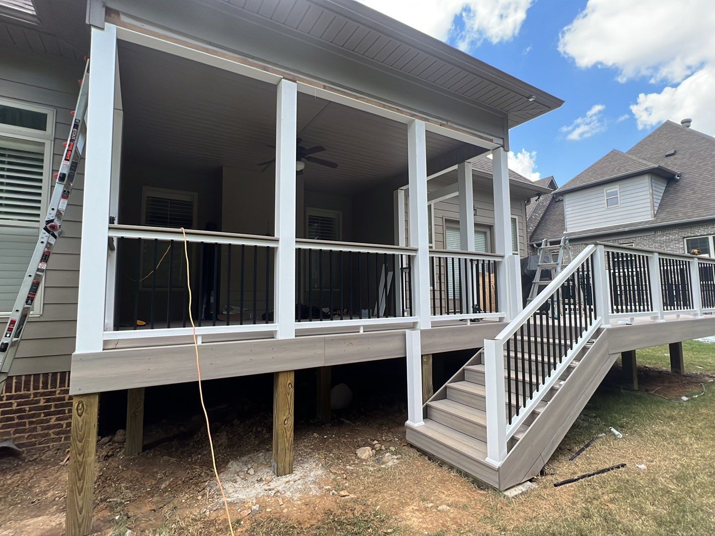 Tiffany Estates - Composite Deck Installation  by Pillar and Pine