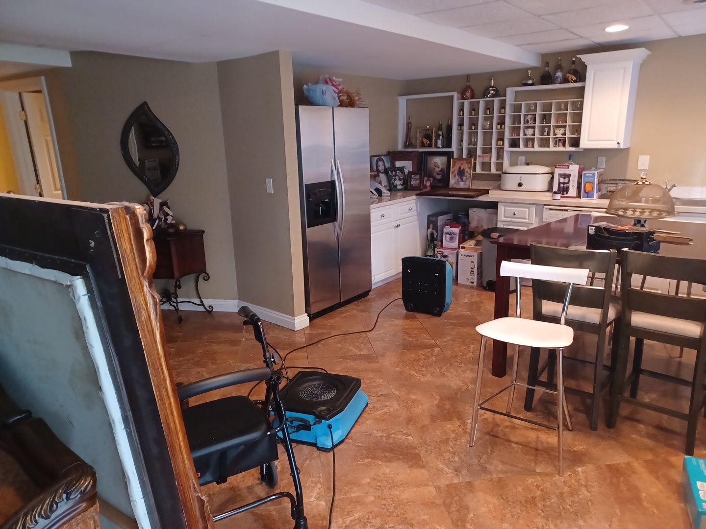 Project in West Bloomfield by EzDry Water Mitigation & Property Restoration