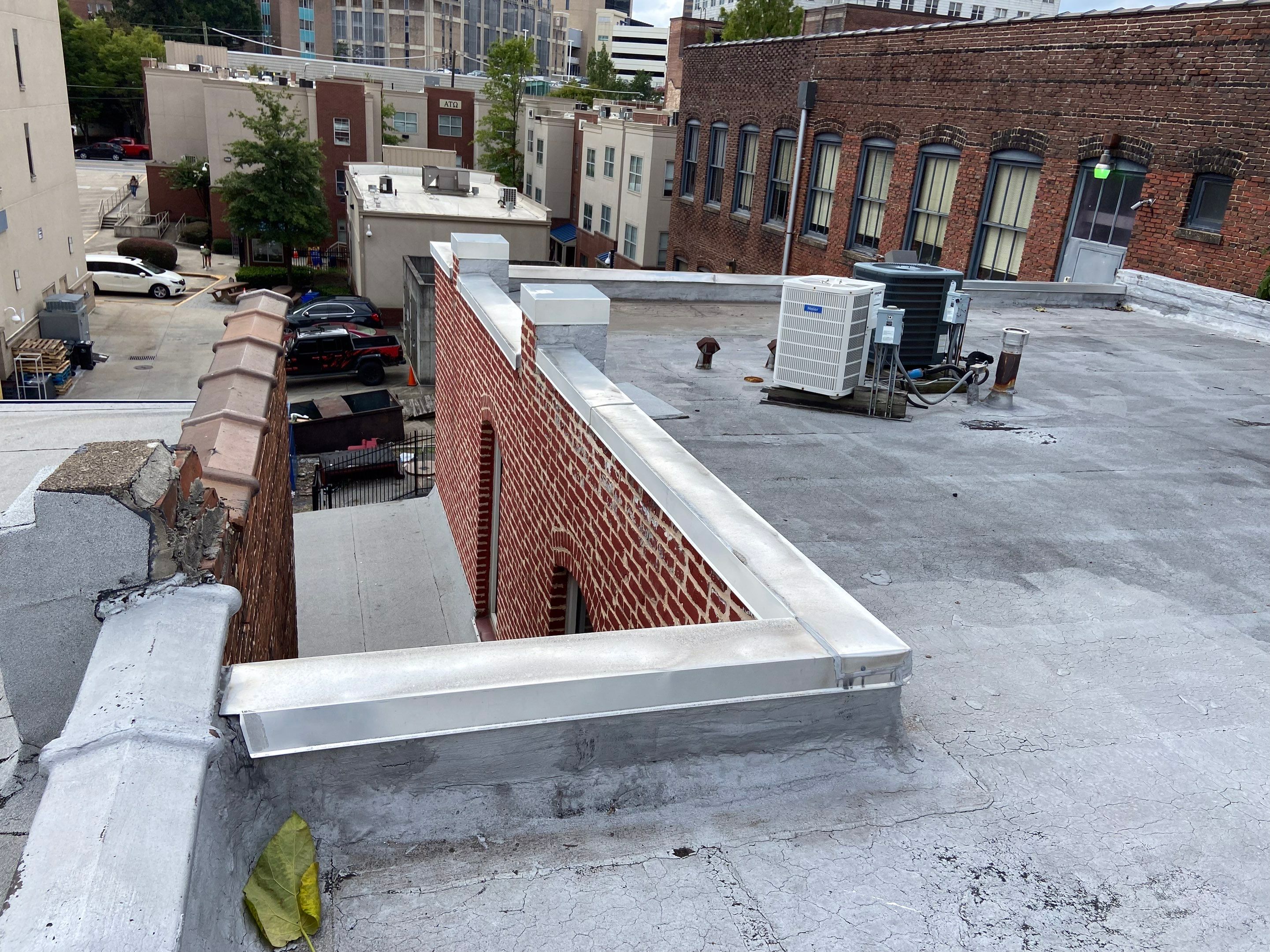 Commercial Roofing Coating using Everest Silicone Coating by Georgia Roof Advisors