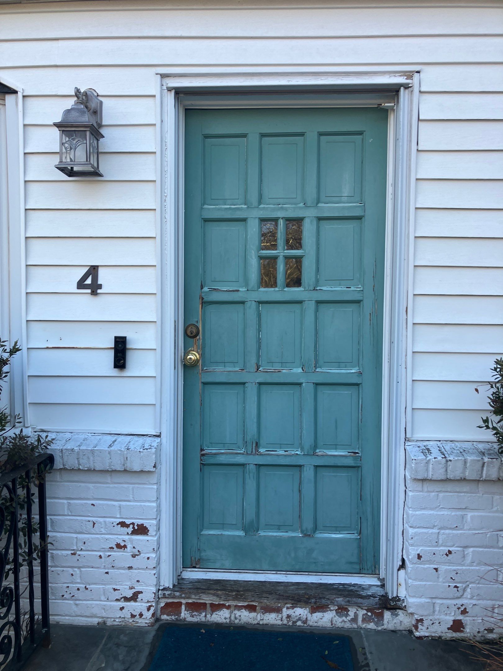 Front Entry Refresh with Updated Door Installation by DiGiorgi Roofing and Siding Inc