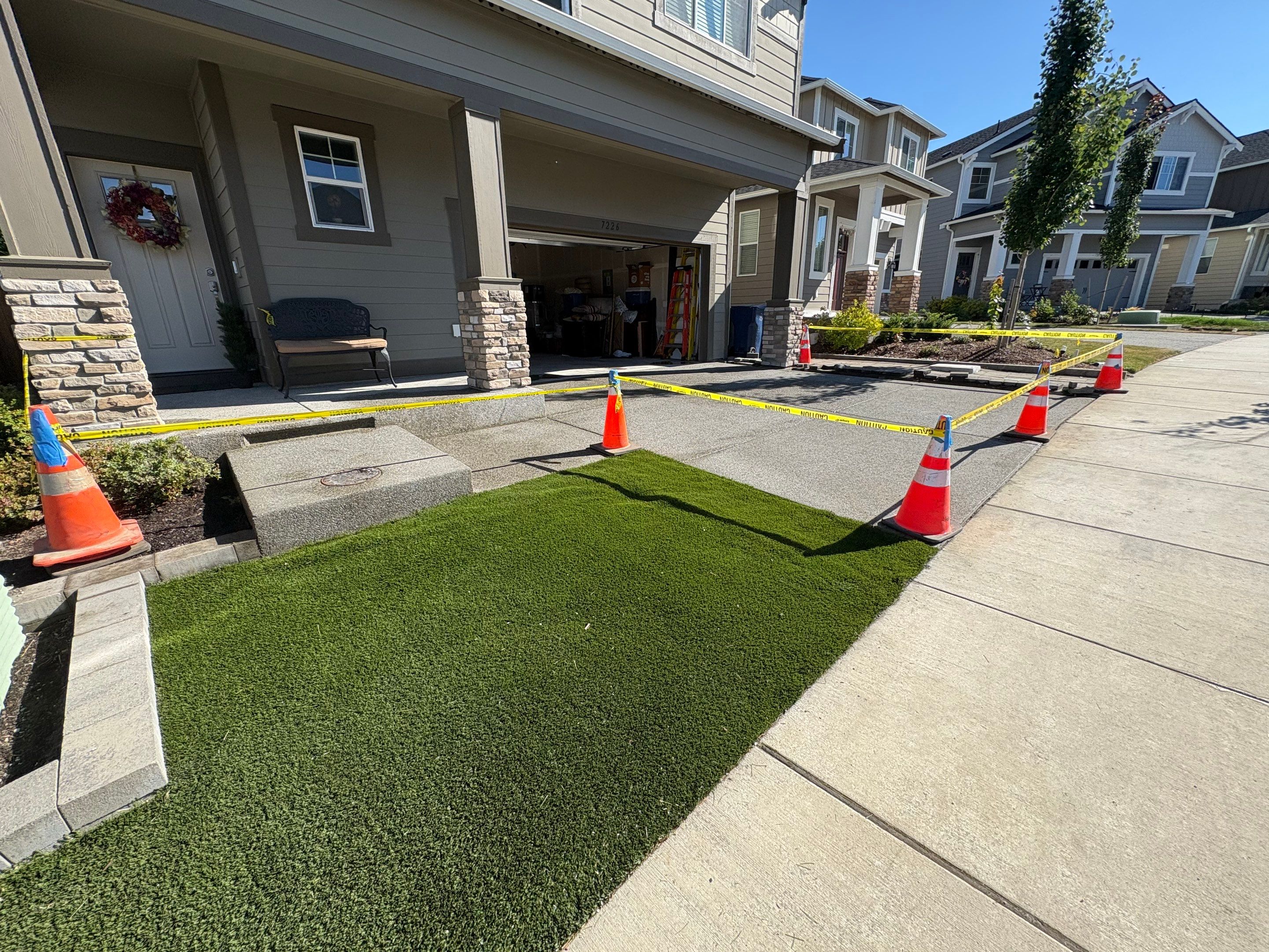 Concrete Driveway Makeover | Snohomish  by Jireh Asphalt & Concrete Inc 