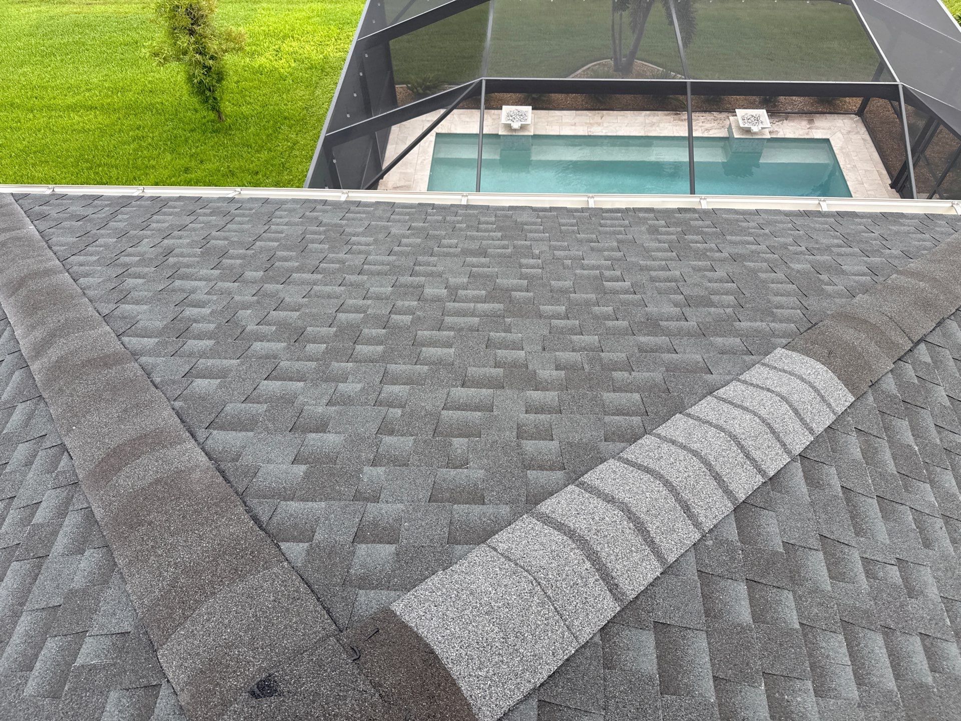 2-Story Asphalt Shingle Roof Cleaning & House Wash – Cypress Mill, Sun City Center, FL by Sunshine AquaWash