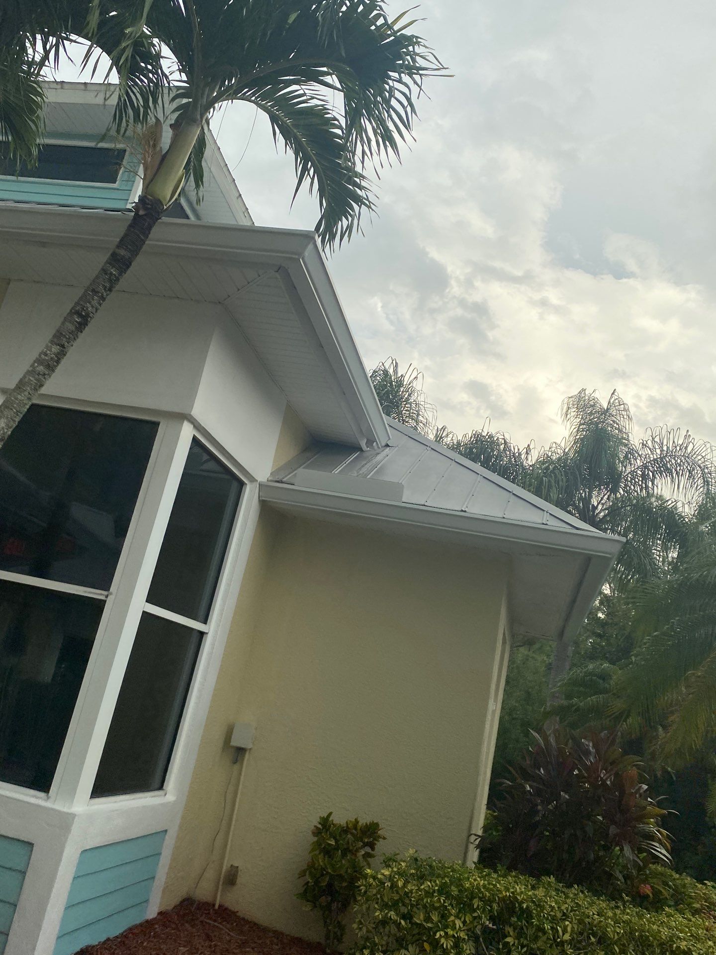 White K-Style Gutters in Fort Myers FL by Gutter Professors