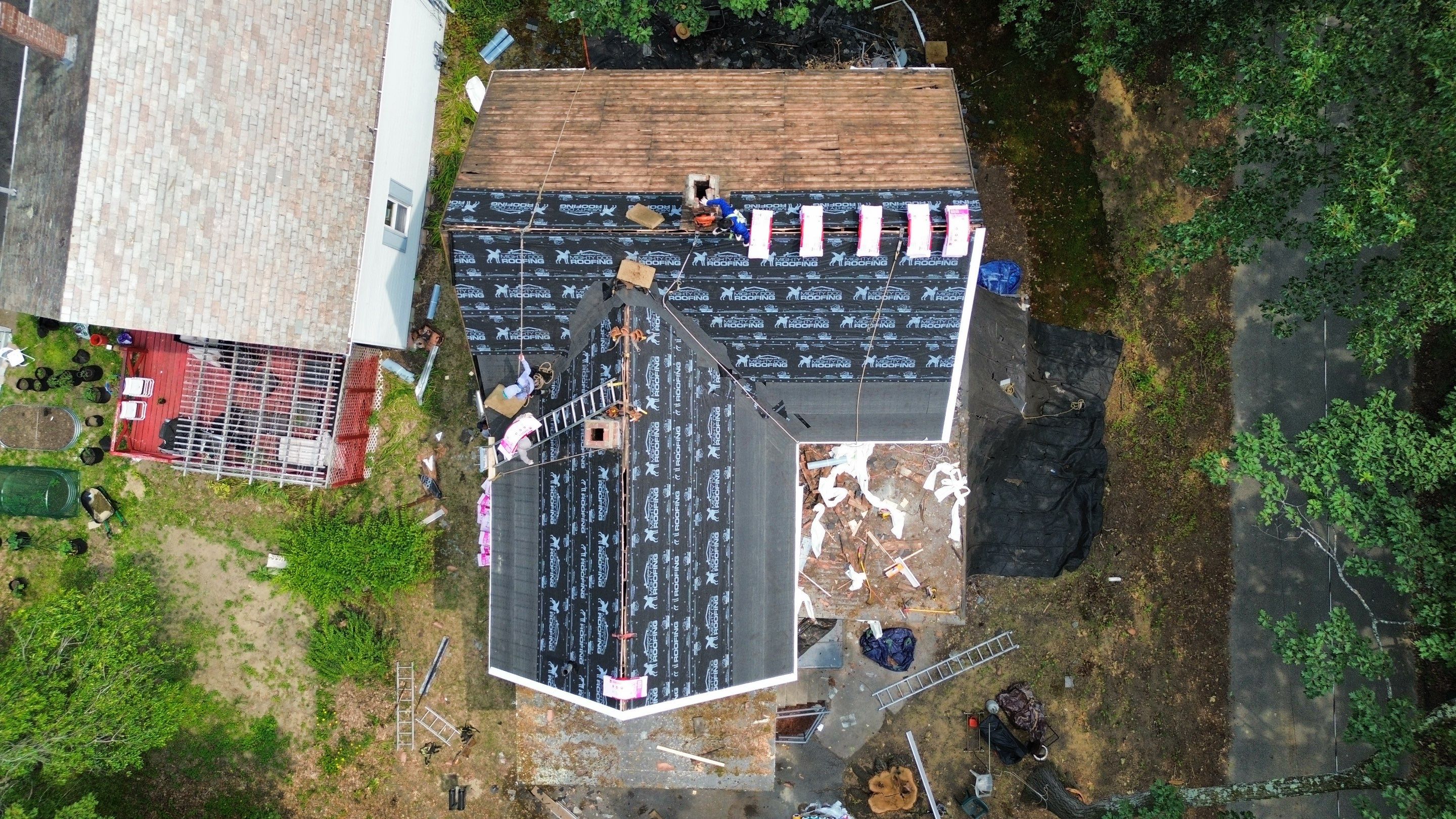 Roof Replacement and Chimney Repair in Fitchburg, MA by Mighty Dog Roofing of Greater Middlesex County
