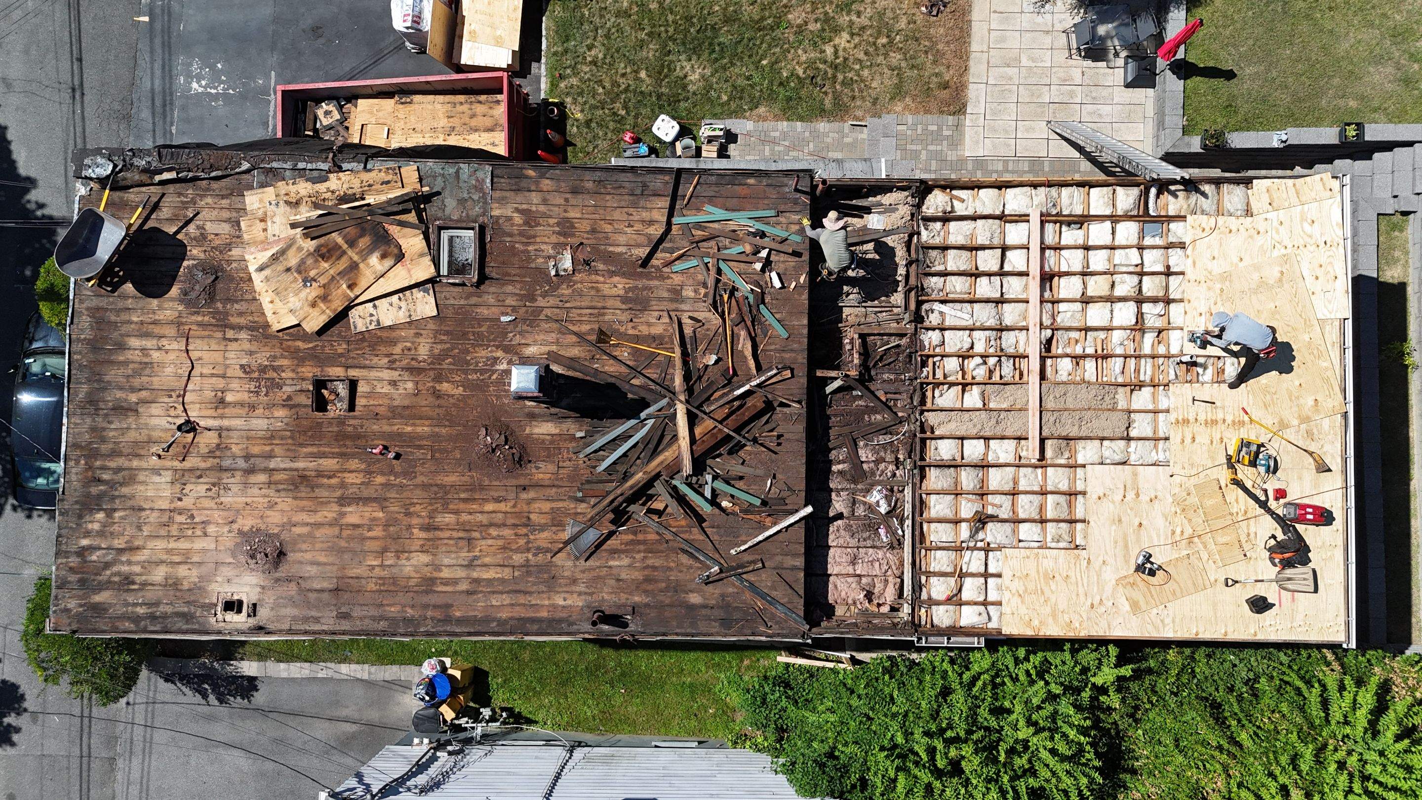 Project in Yonkers by The Energy Efficient Roofer & George's Seamless Gutters