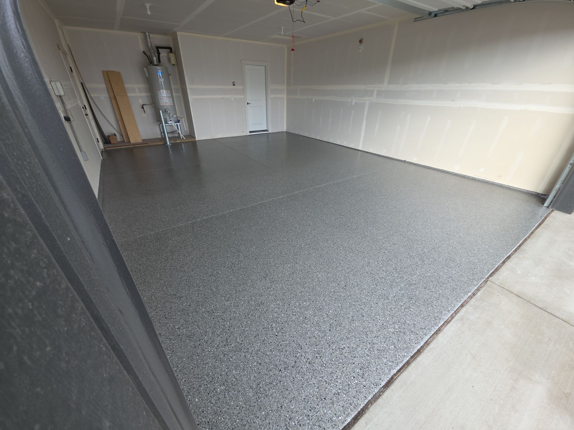 Garage Transformation using Slate Hybrid by Croc Coatings, LLC
