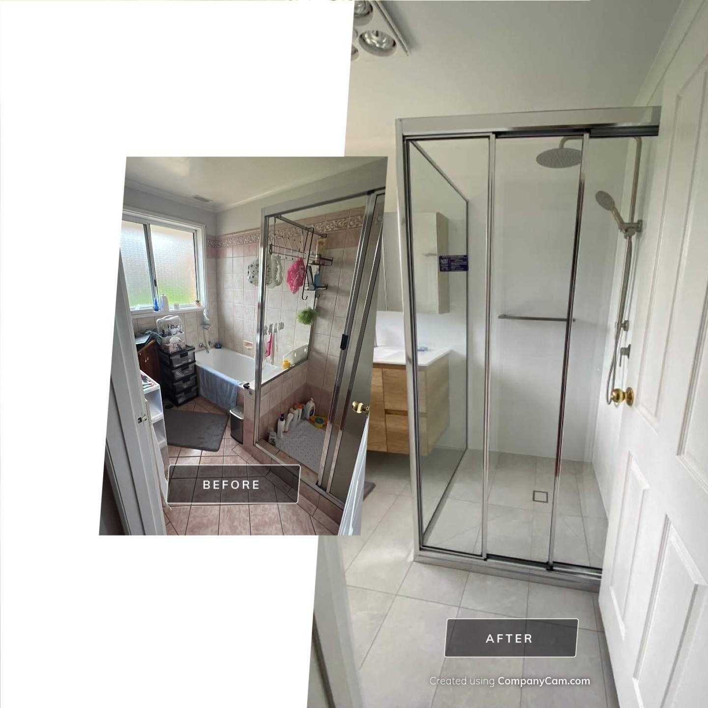 Bathroom Renovation With More Storage by Re-seal Bathrooms