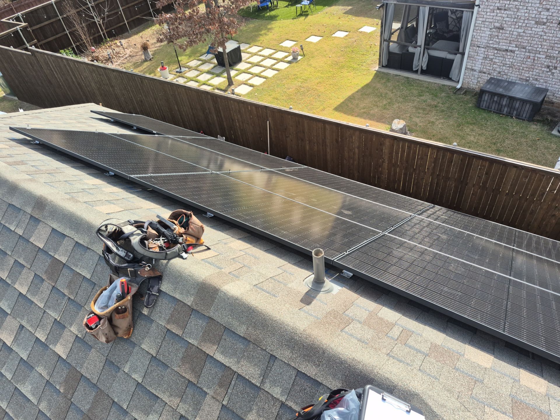 Tesla Install in Allen TX by Trojan Solar