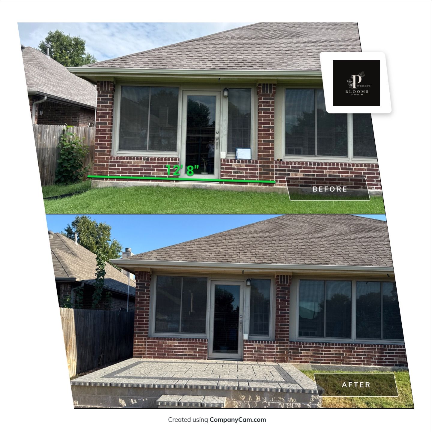 Paver Patio Project in Fort Worth by Peterson’s