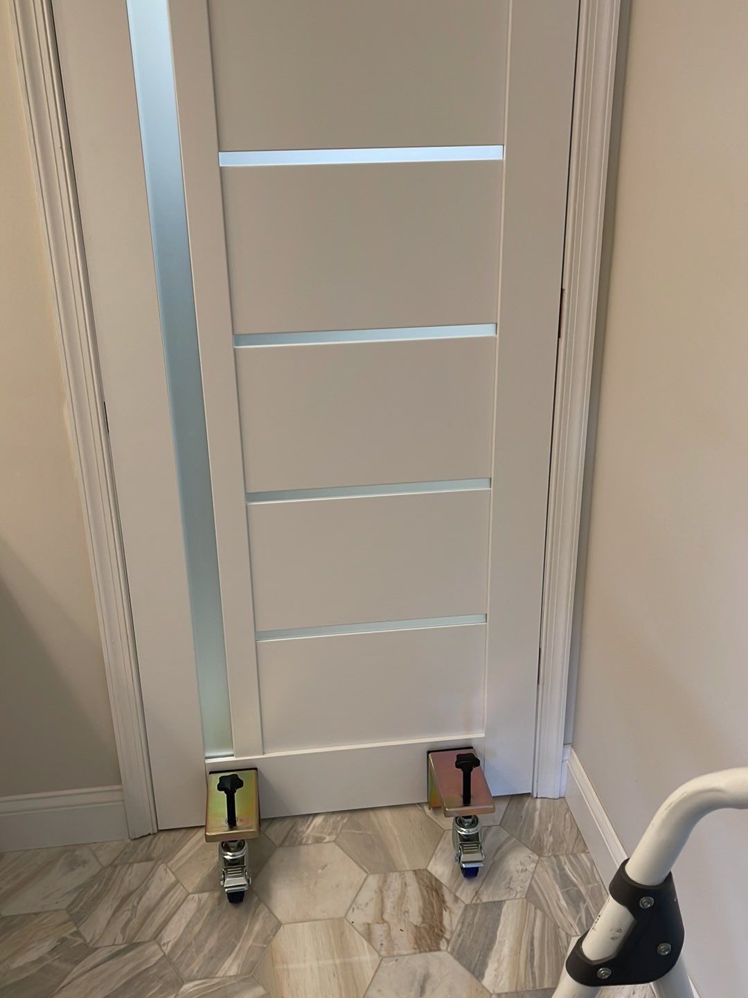 Door Installation using Interior Slab Door by A1 NERDY HOMES LLC