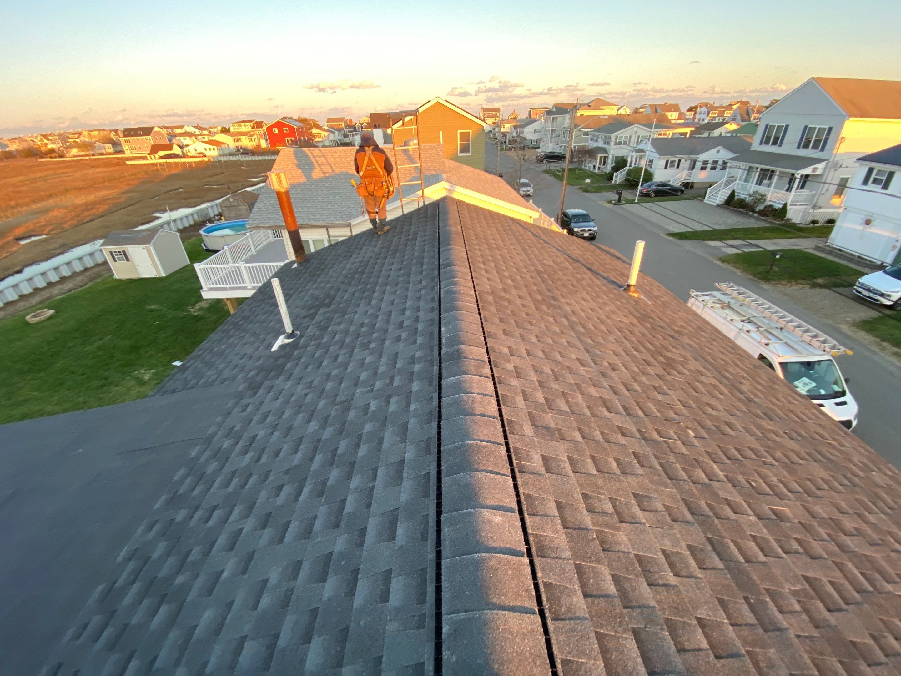 Residential Roofing Installation using GAF Timberline HDZ by Sensible Home Solutions
