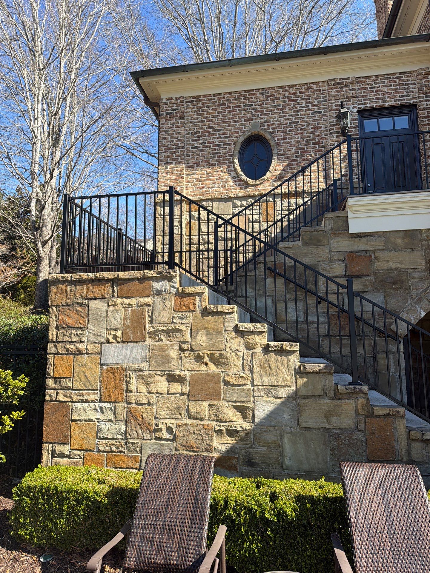 Alpharetta, GA Trex Deck Floor Resurface, Steel Railing Install, and Metal Roof Replacement by Nelson Exteriors