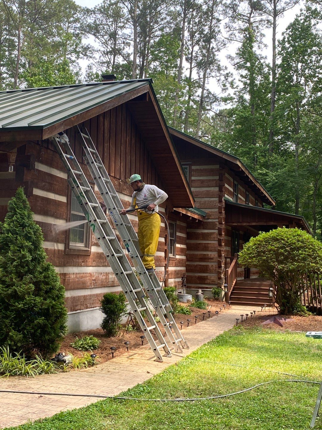 Chesapeake Log Cabin by AKK Painting LLC