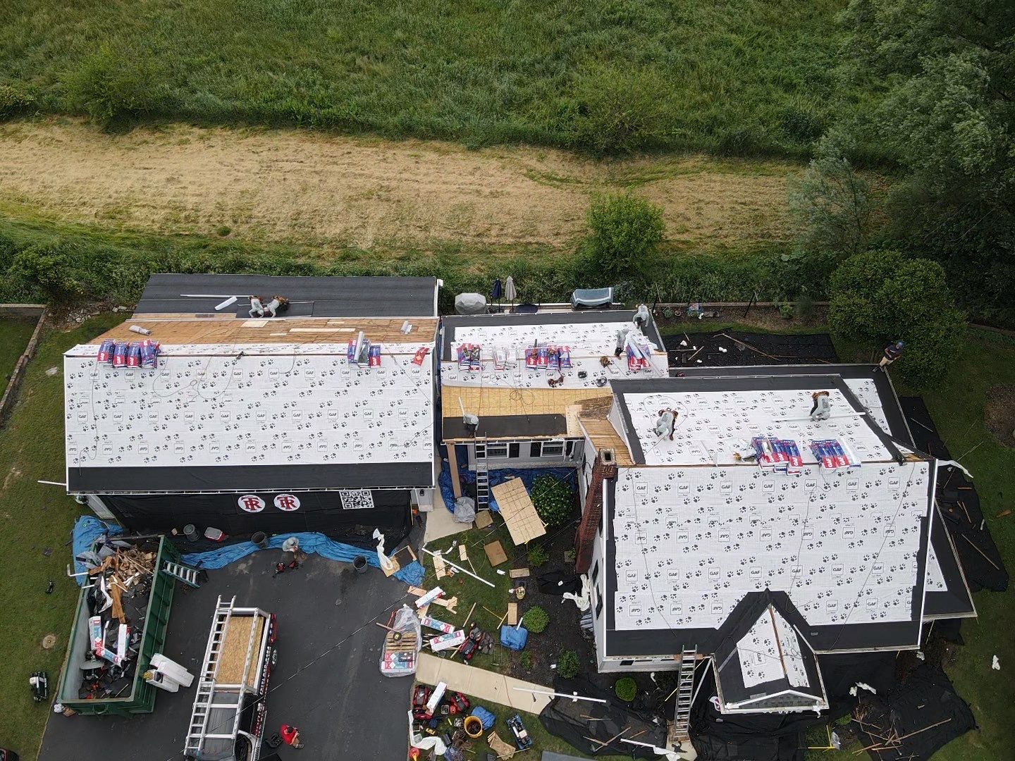Biscayne Blue Architectural Shingle Install  by Teflon Roofing