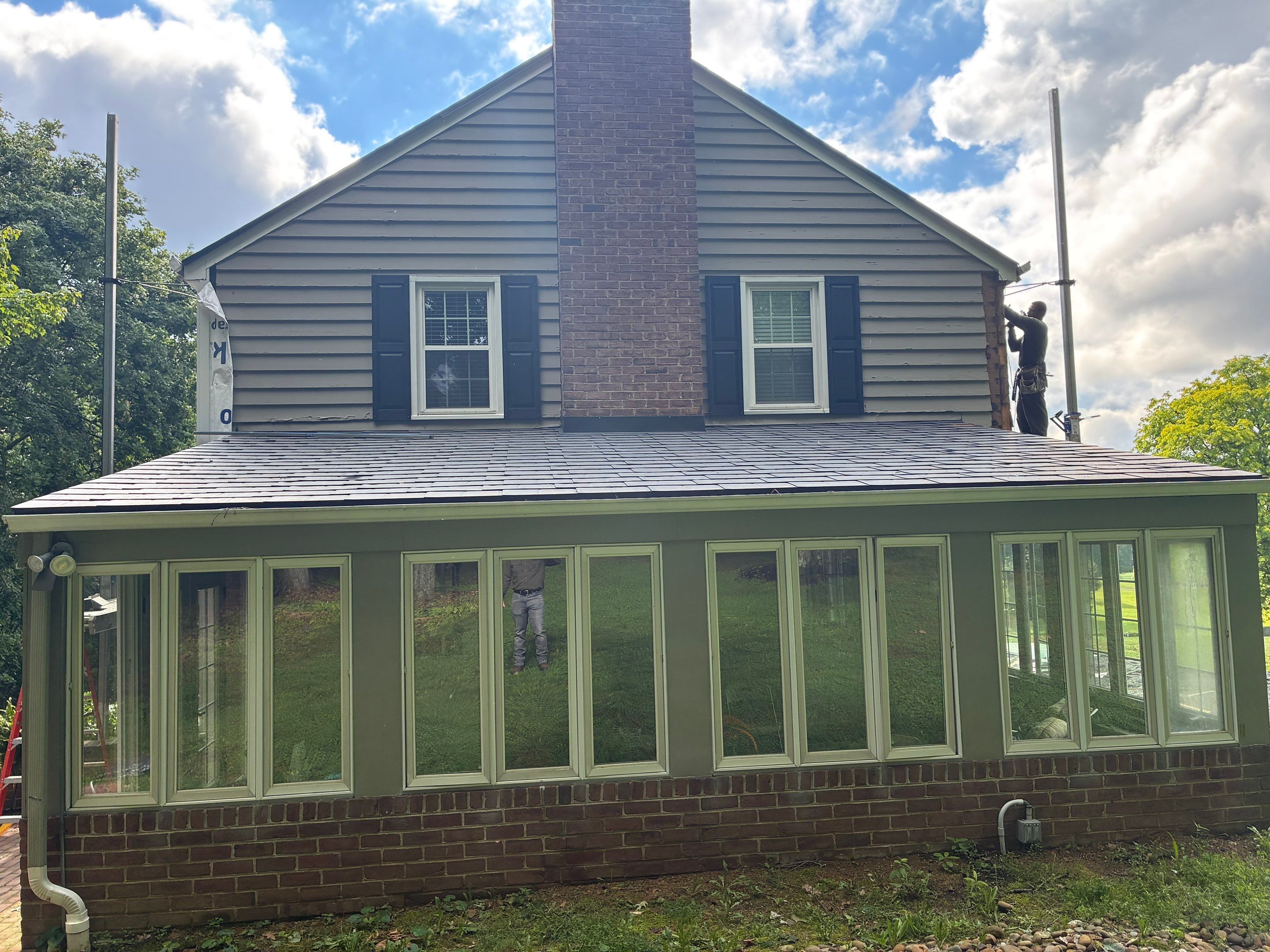 James Hardie Transformation of a Majestic Sewickley Heights Home by Ideal Siding Pittsburgh
