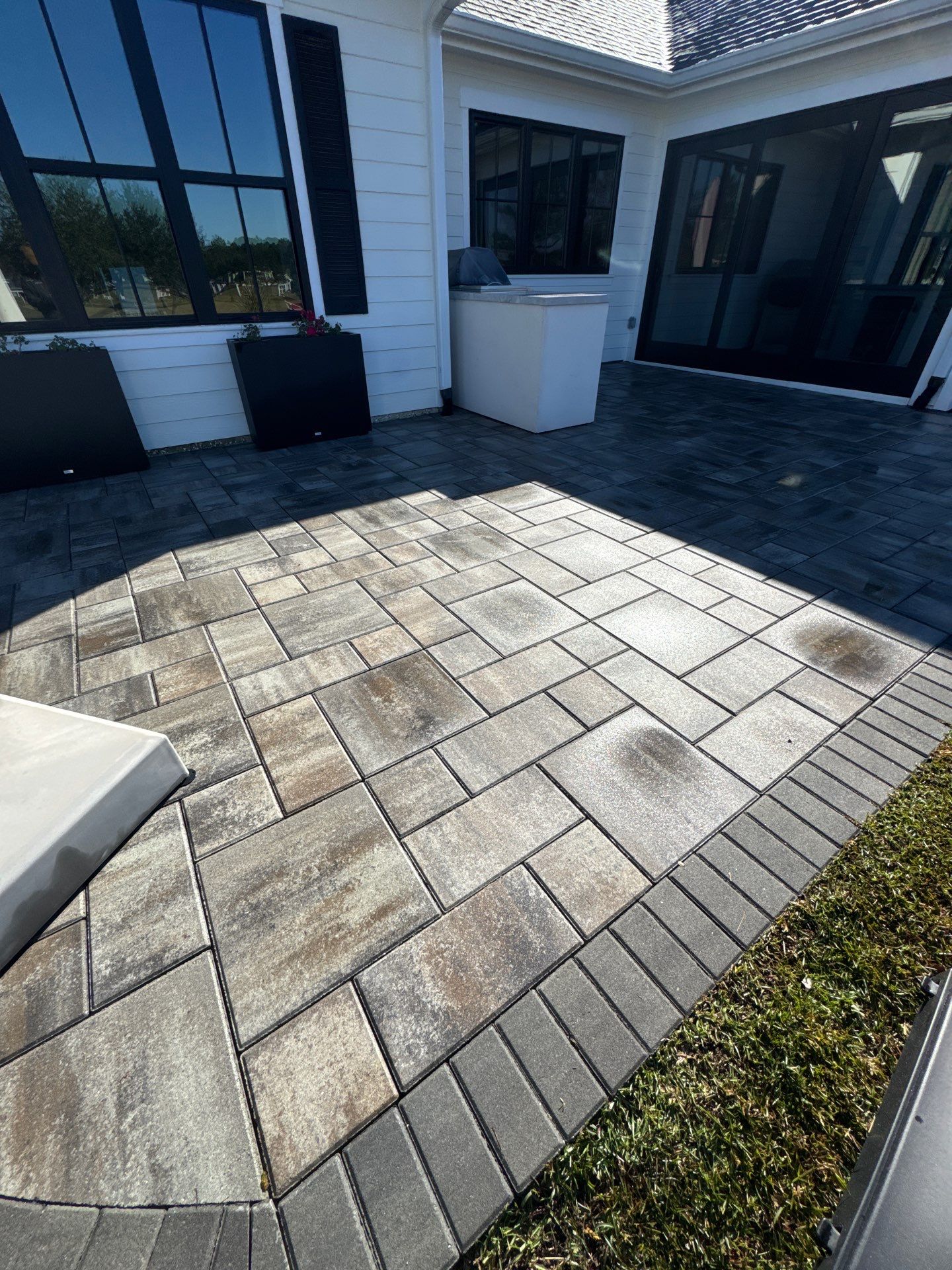 paver patio using Concrete Sealant by DuraSeal