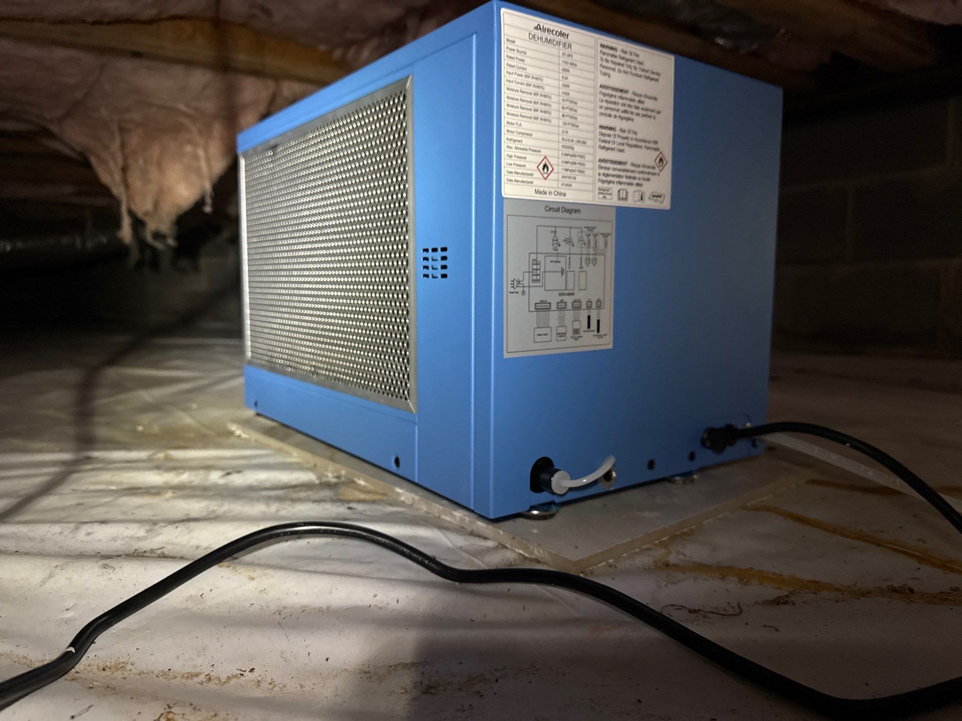 Project in Yorktown by Patriot Crawl Space Repairs