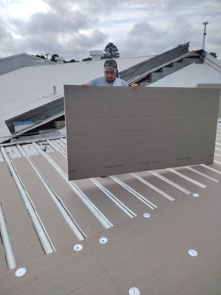 Office Building in Magnolia by Hostetler Roofing