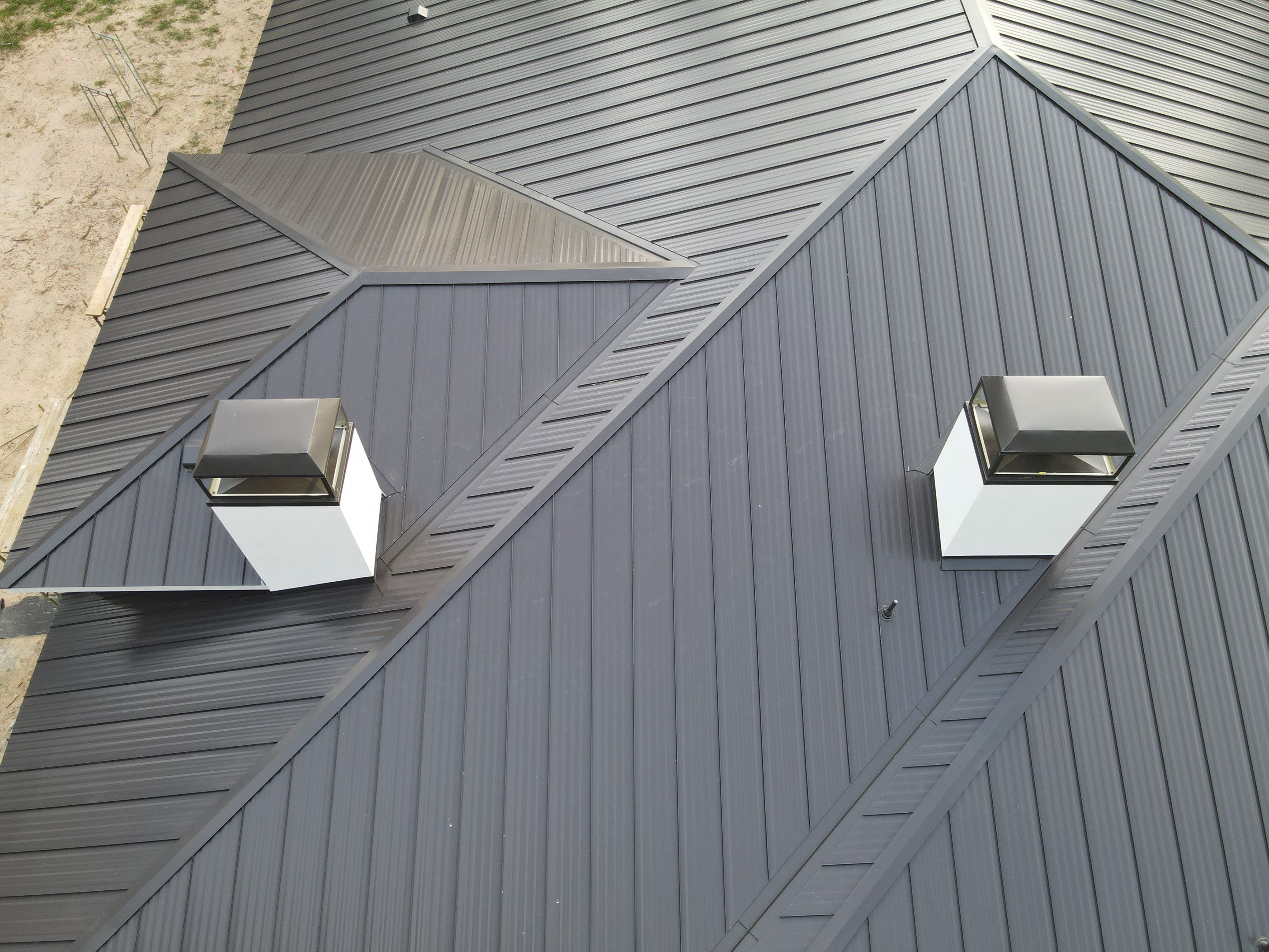 Sleek Metal Roof by Level 7 Companies