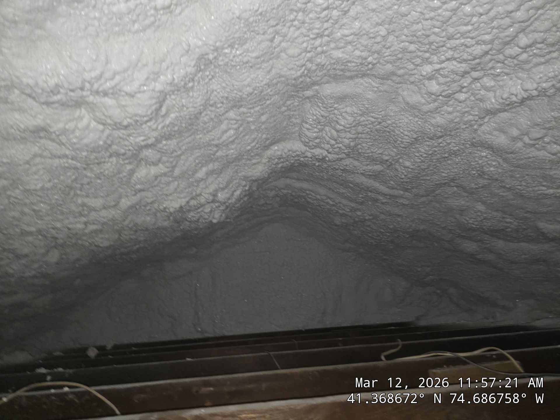 Basement Exterior Walls using Closed Cell Spray Foam by NYS Foam & Energy