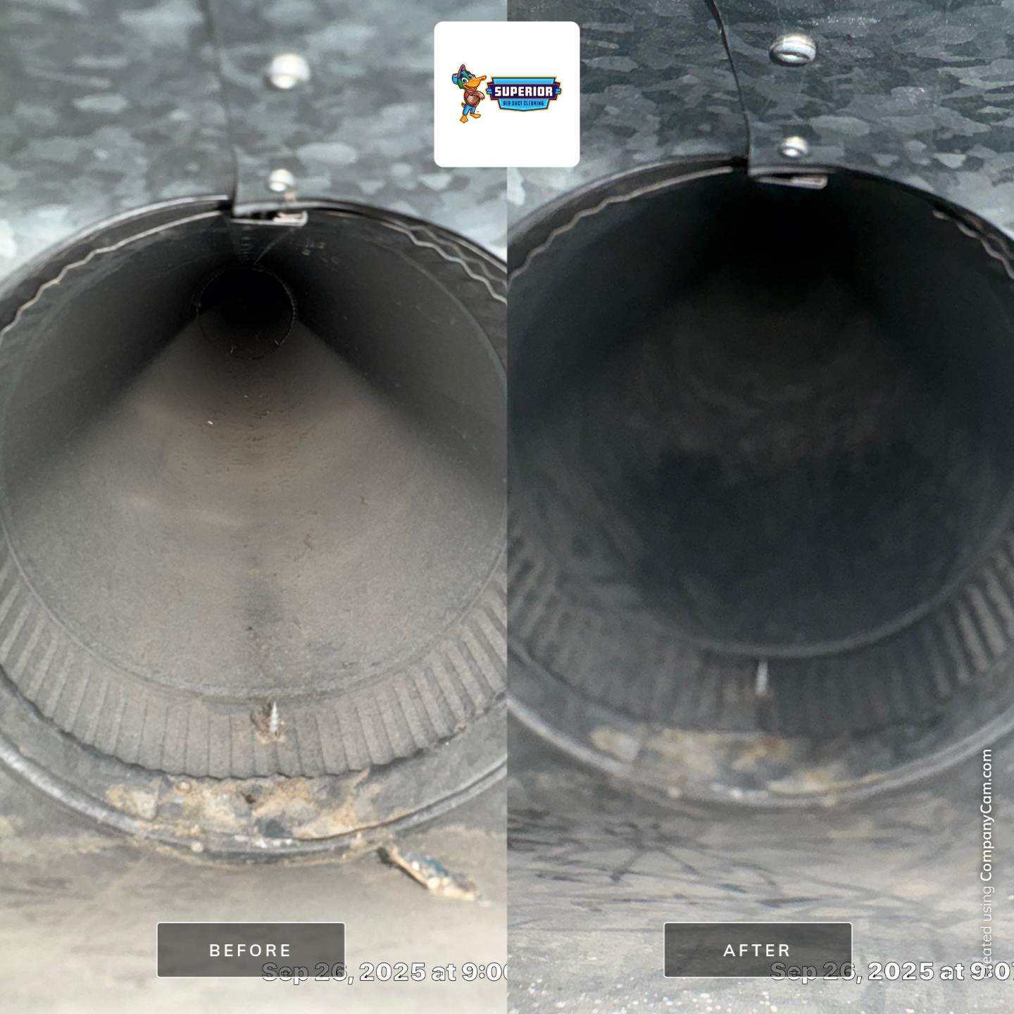 Air Duct Cleaning With a Vacuum Truck in Grove City, PA by Superior Air Duct Cleaning