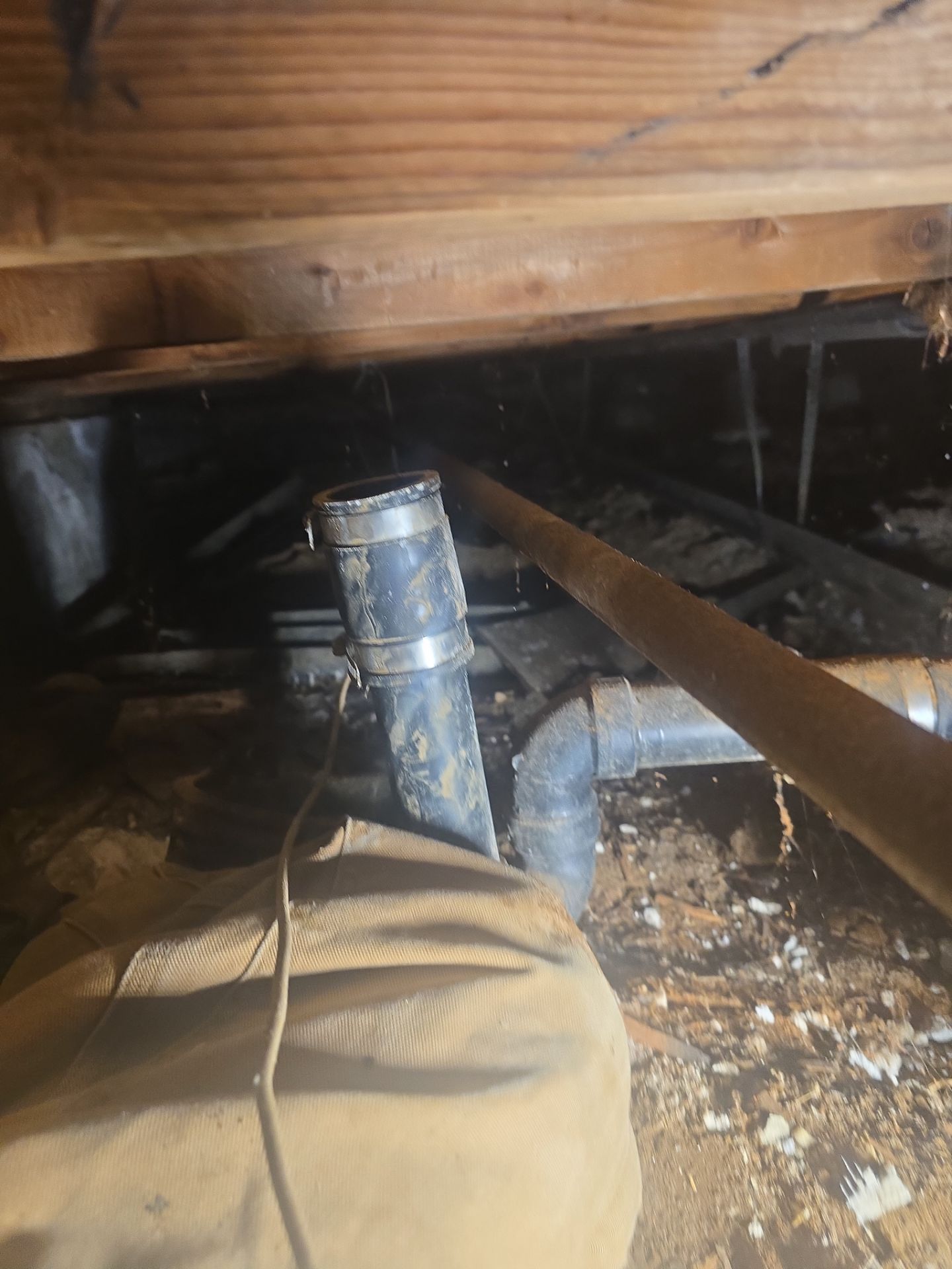 Installing New Piping and Checking Underneath Home by Us Plumbing